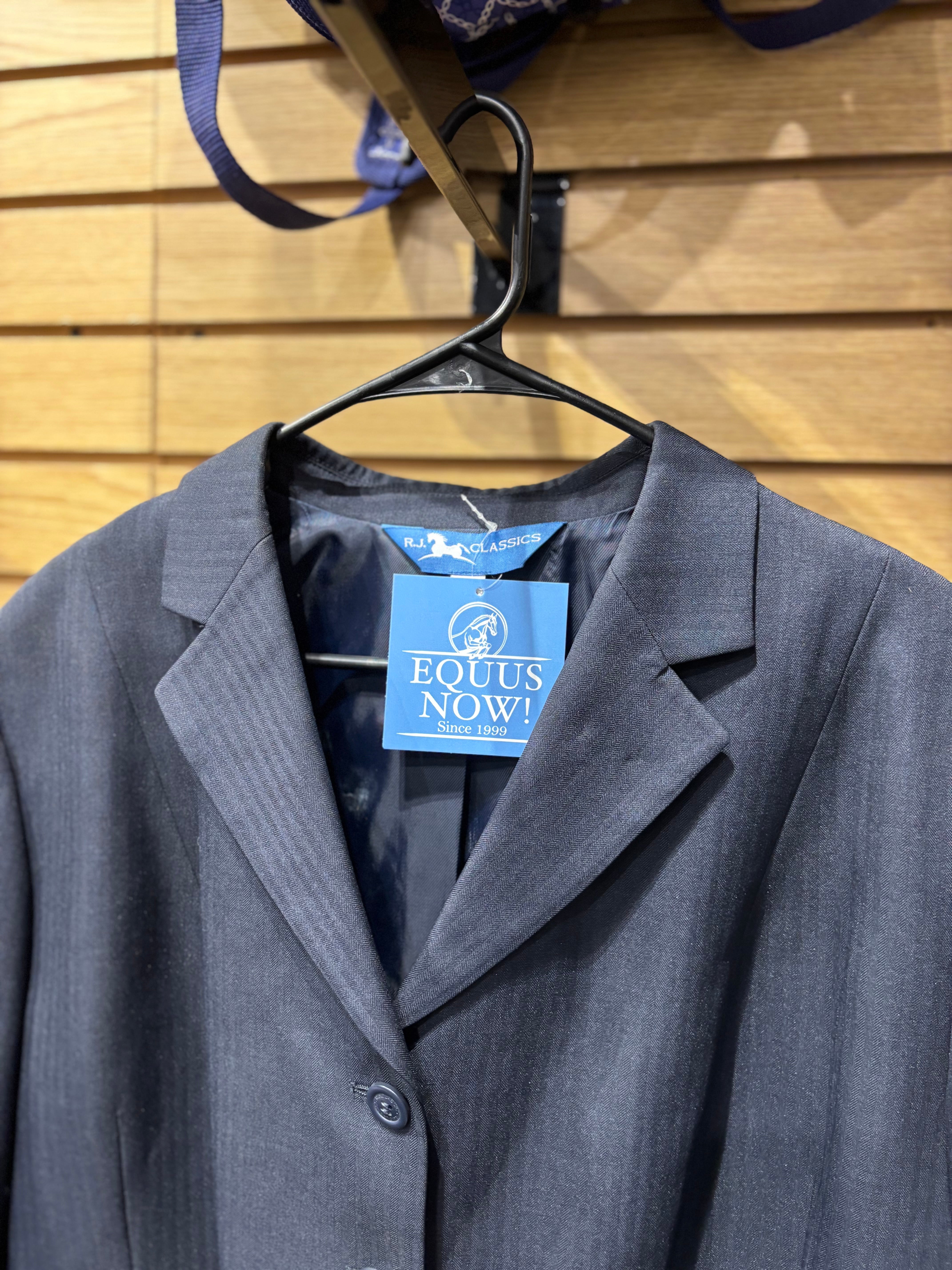Used RJ Classics 24R Navy Hunt Coat