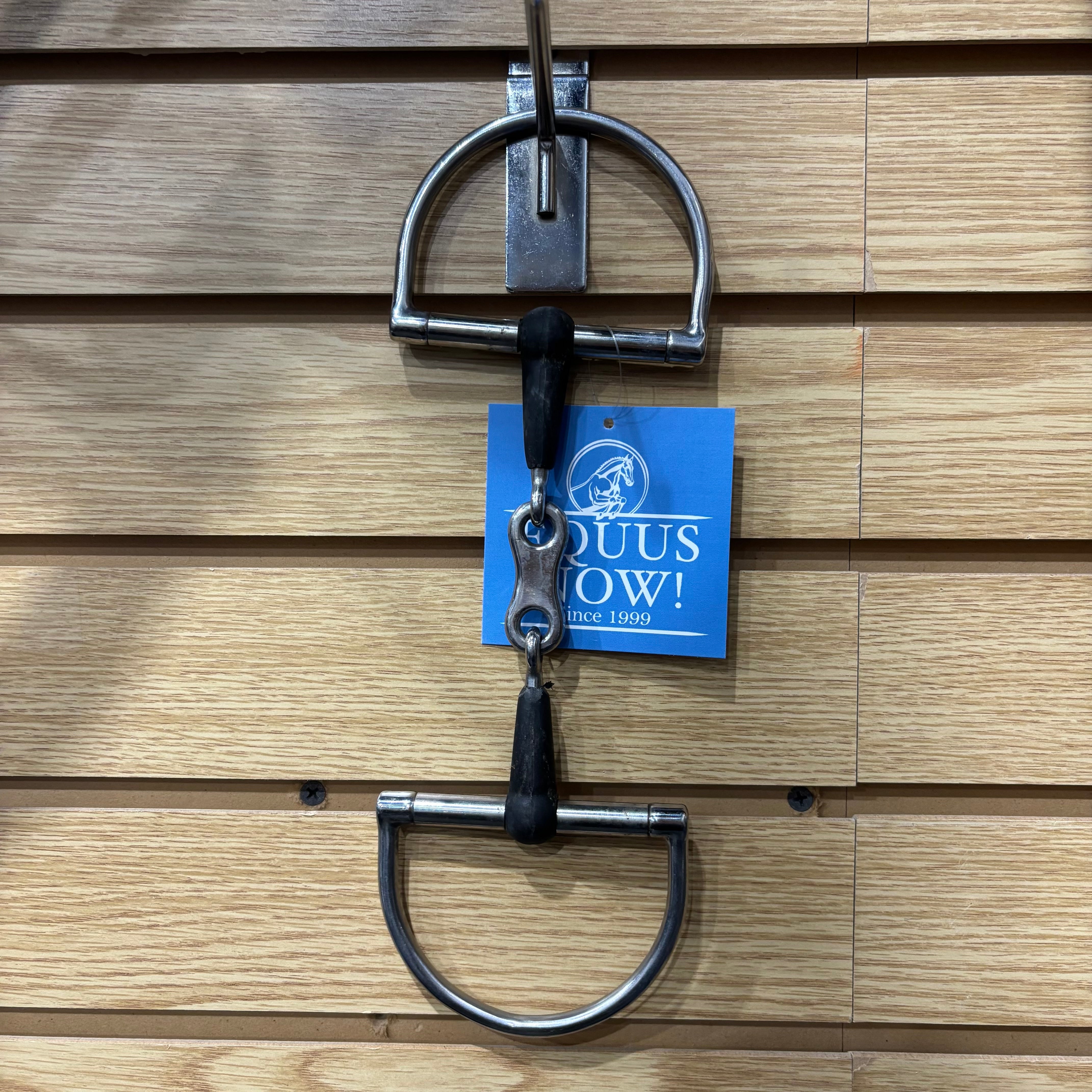 Used 5.25” Centaur French Link Rubber Bit