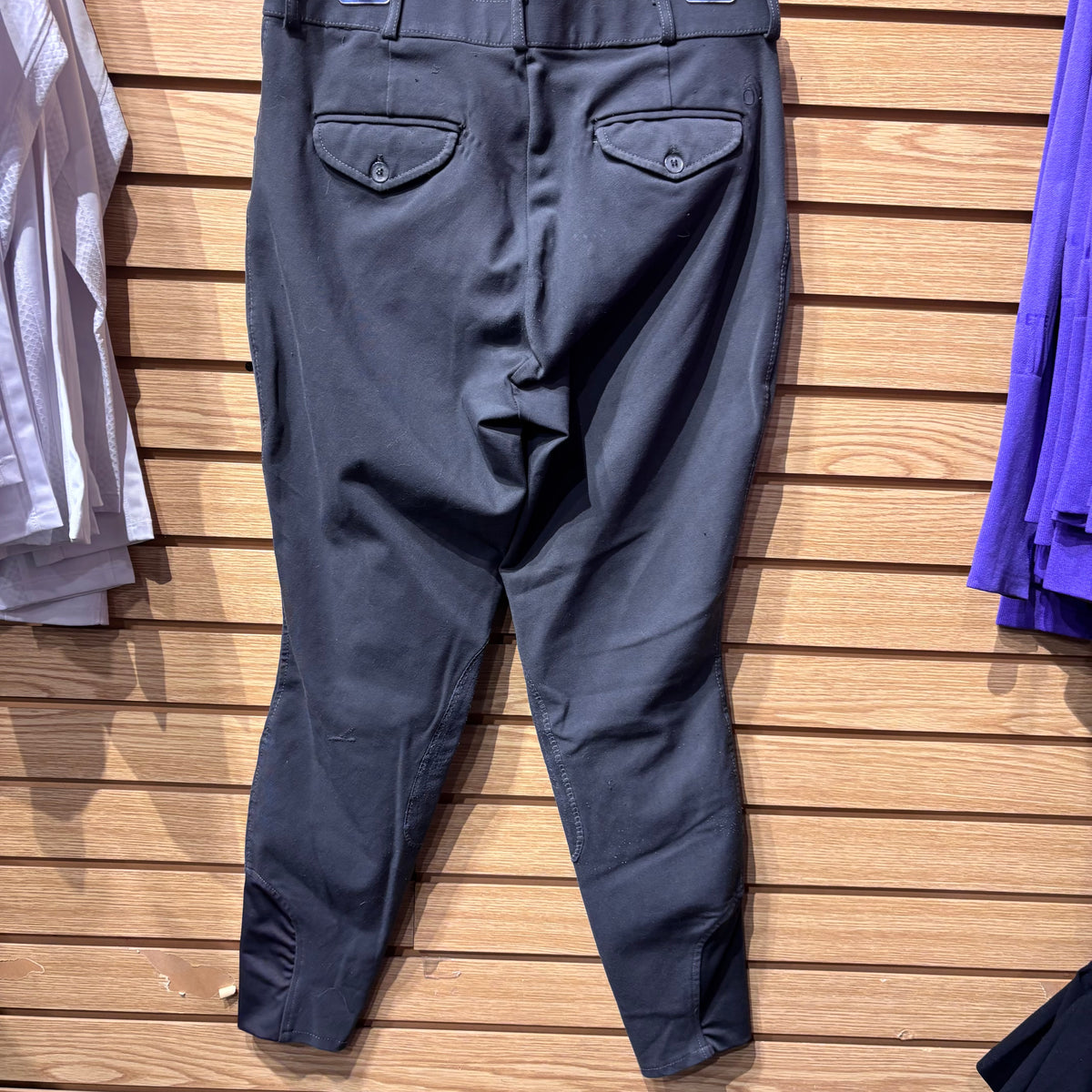 Used 30R Mens Grey Ovation Knee Patch Breeches