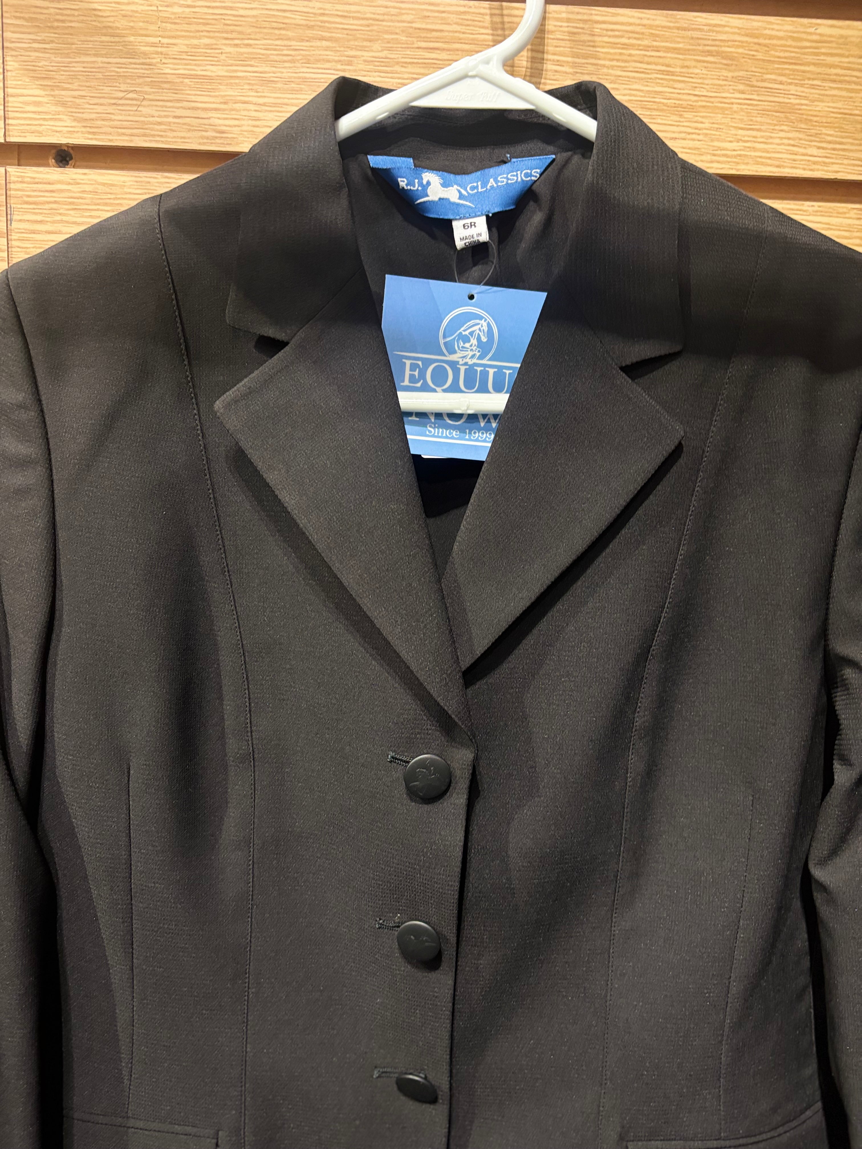 Used 6R Black RJ Classics Show Coat