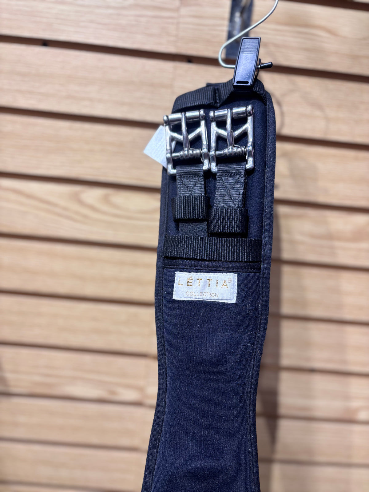 Used 30" Black Lettia Memory Foam Dressage Girth