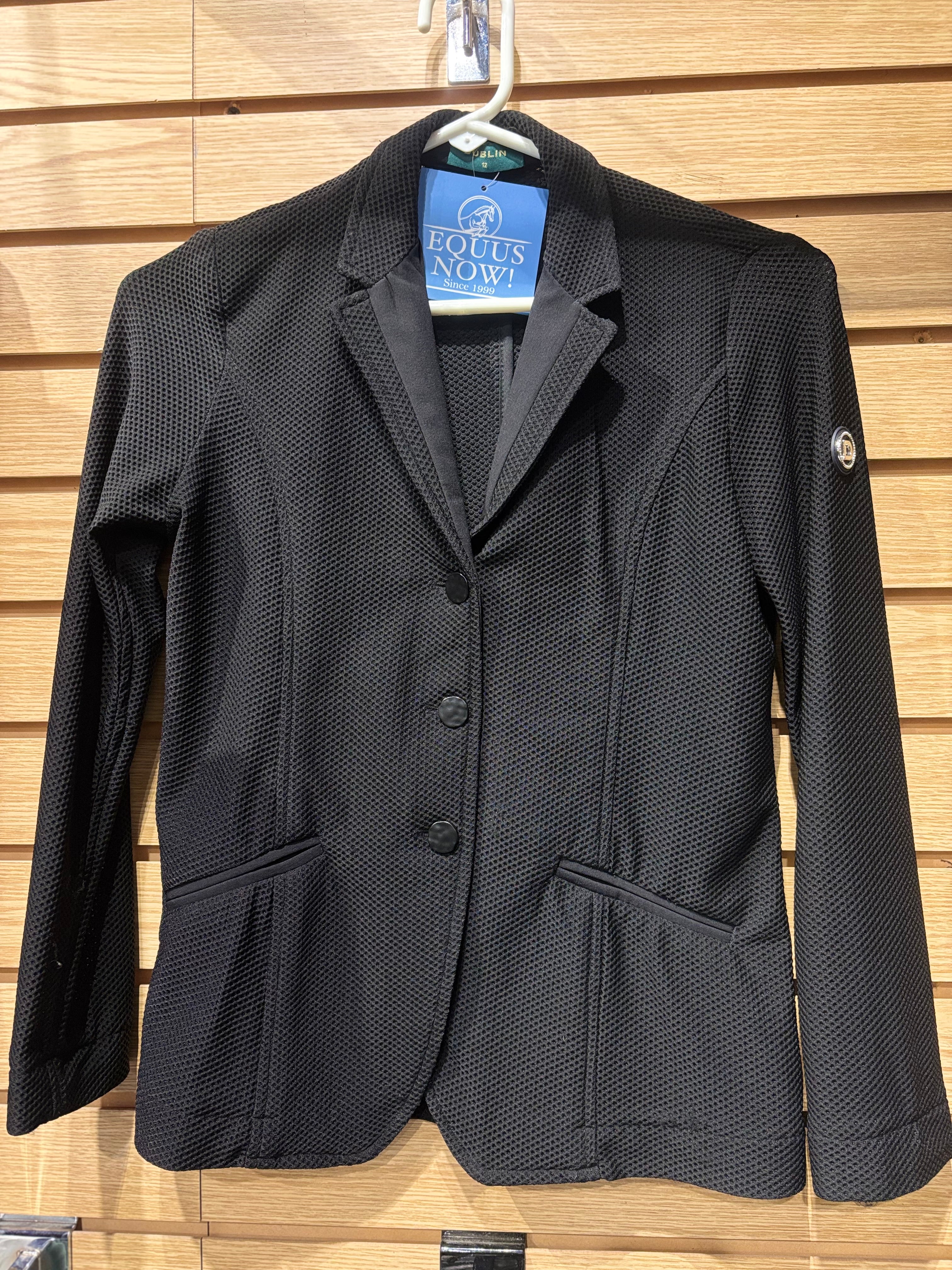 Used Youth 12 Dublin Mesh Show Coat Black