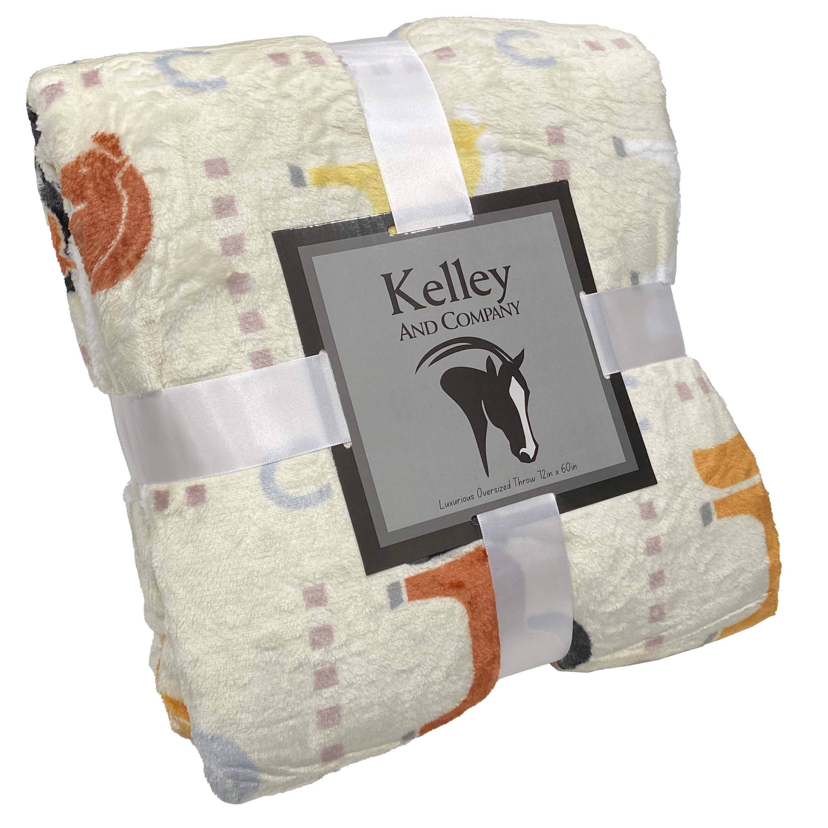 Pony Palisades Plush Throw Blanket