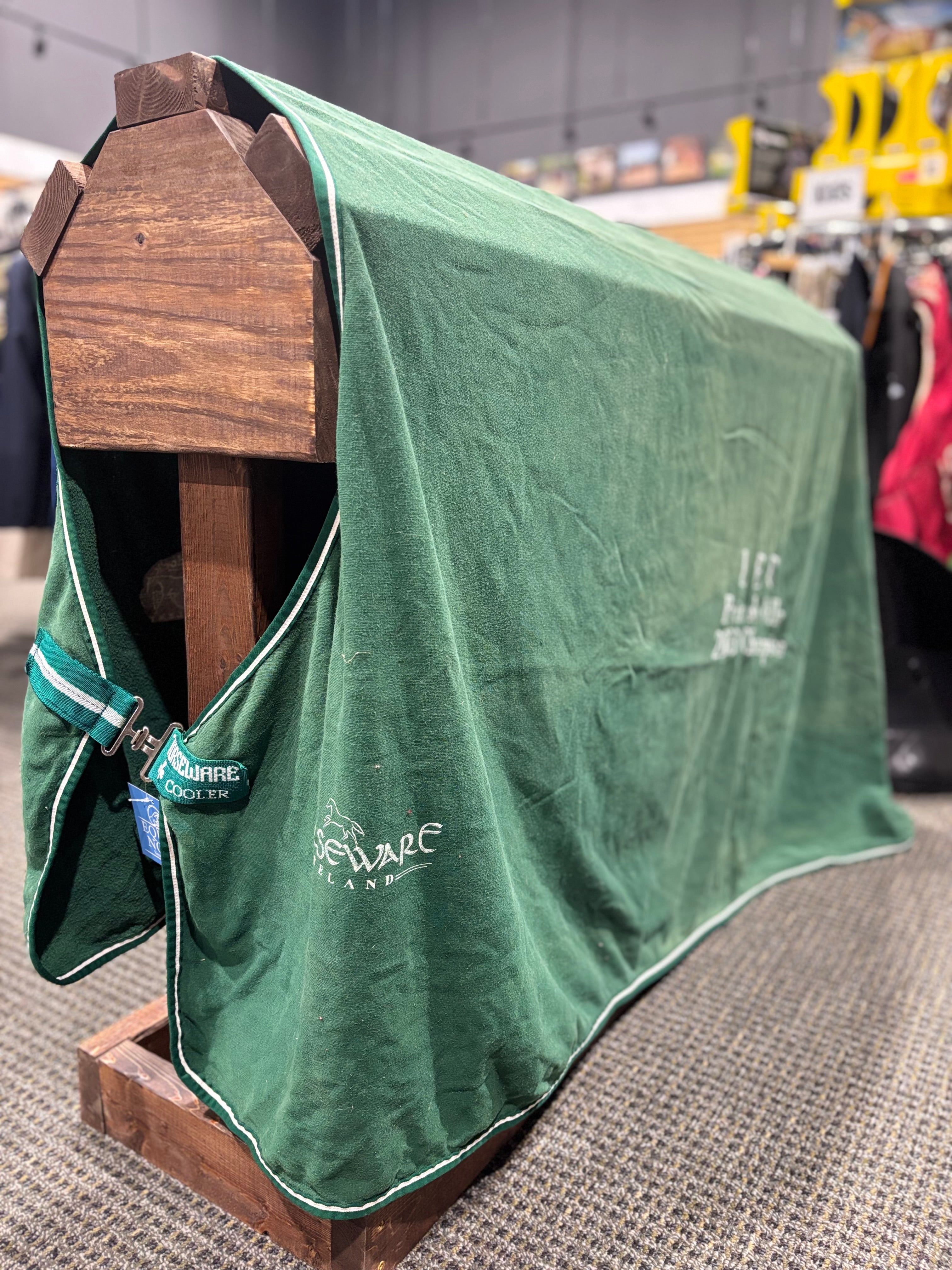 Used 78" Green Horseware Cooler *Embroidered*