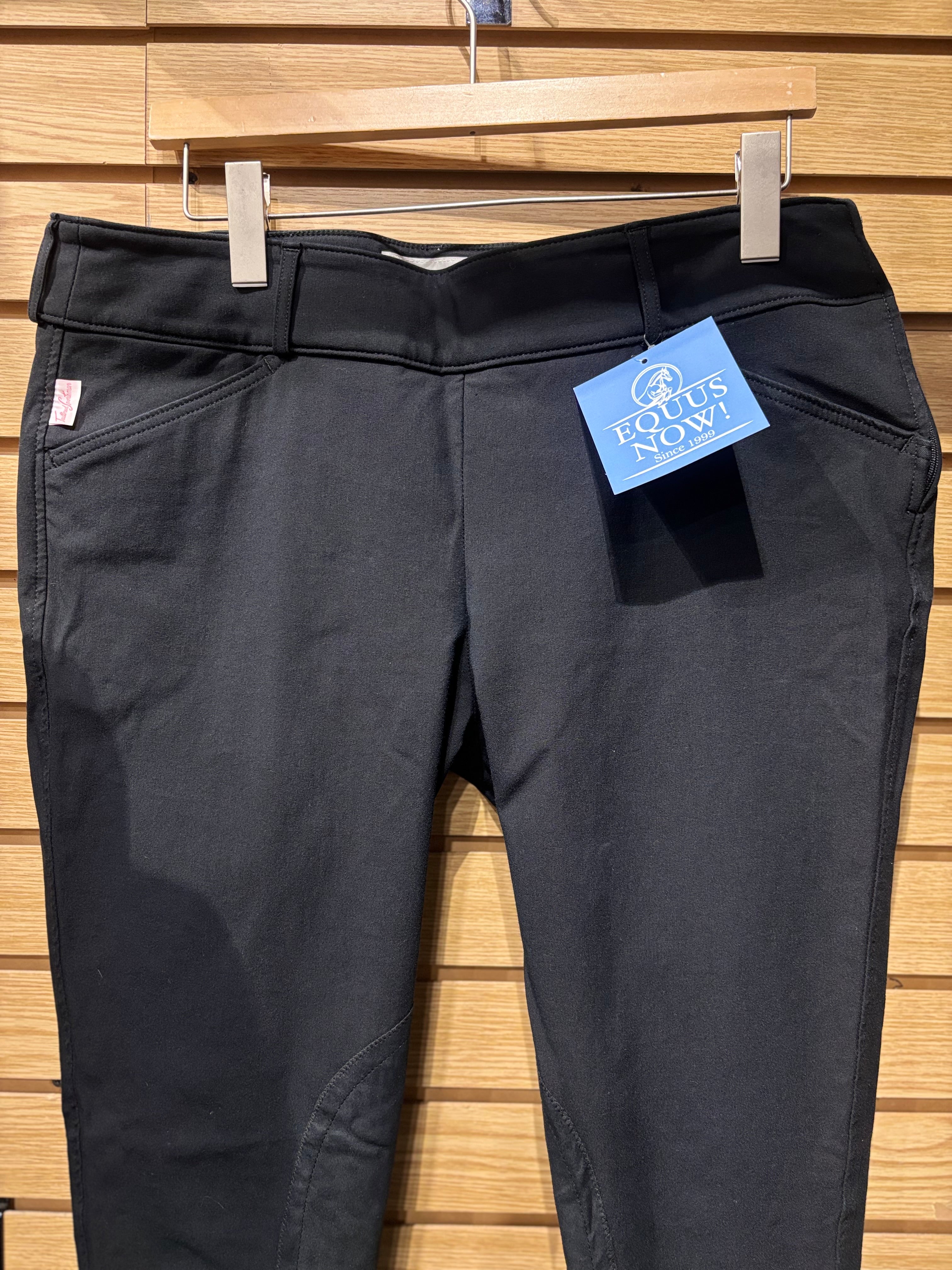 Used 34 Black Tailored Sportsman Breeches