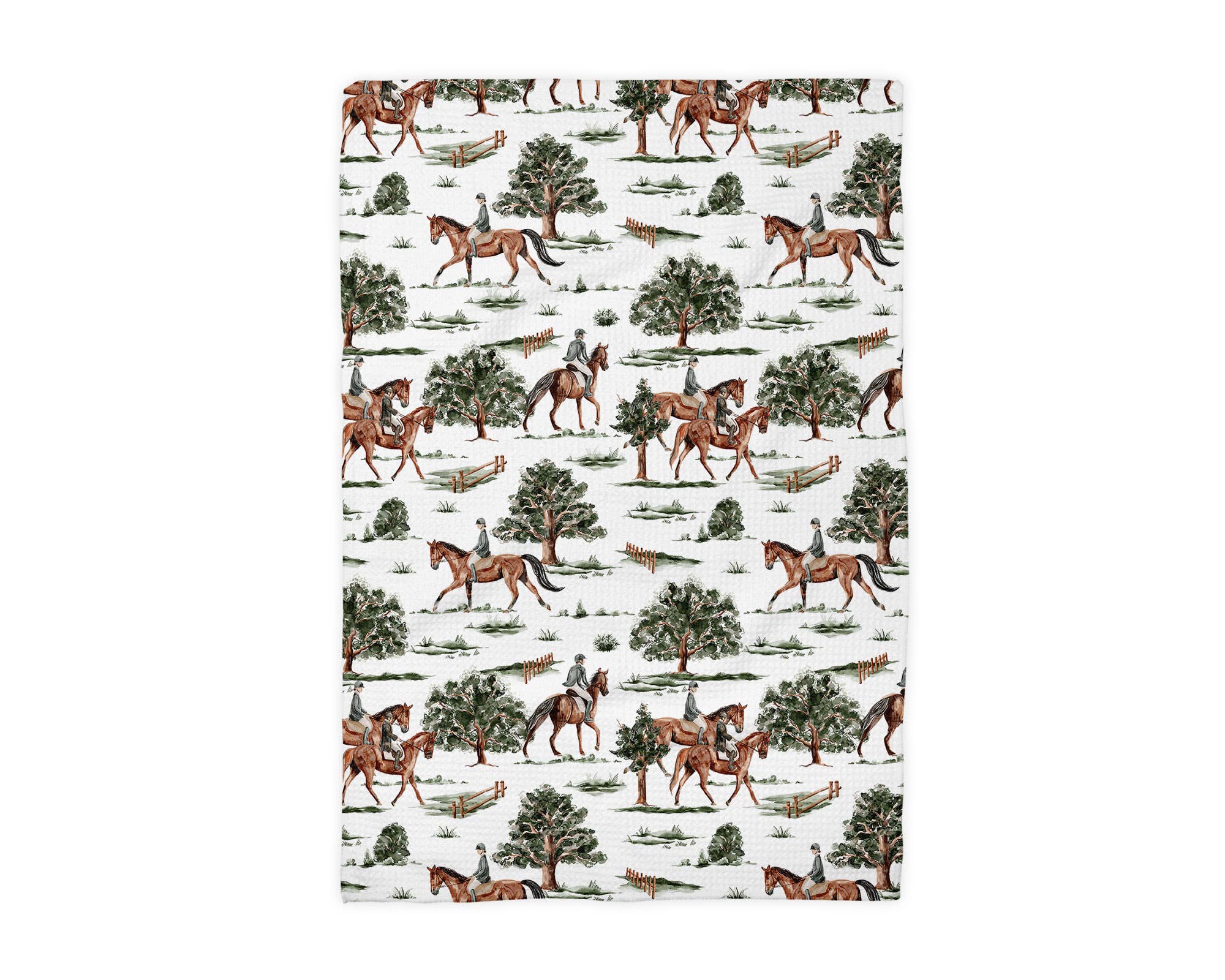 Riding Scene Tack / Kitchen Towel