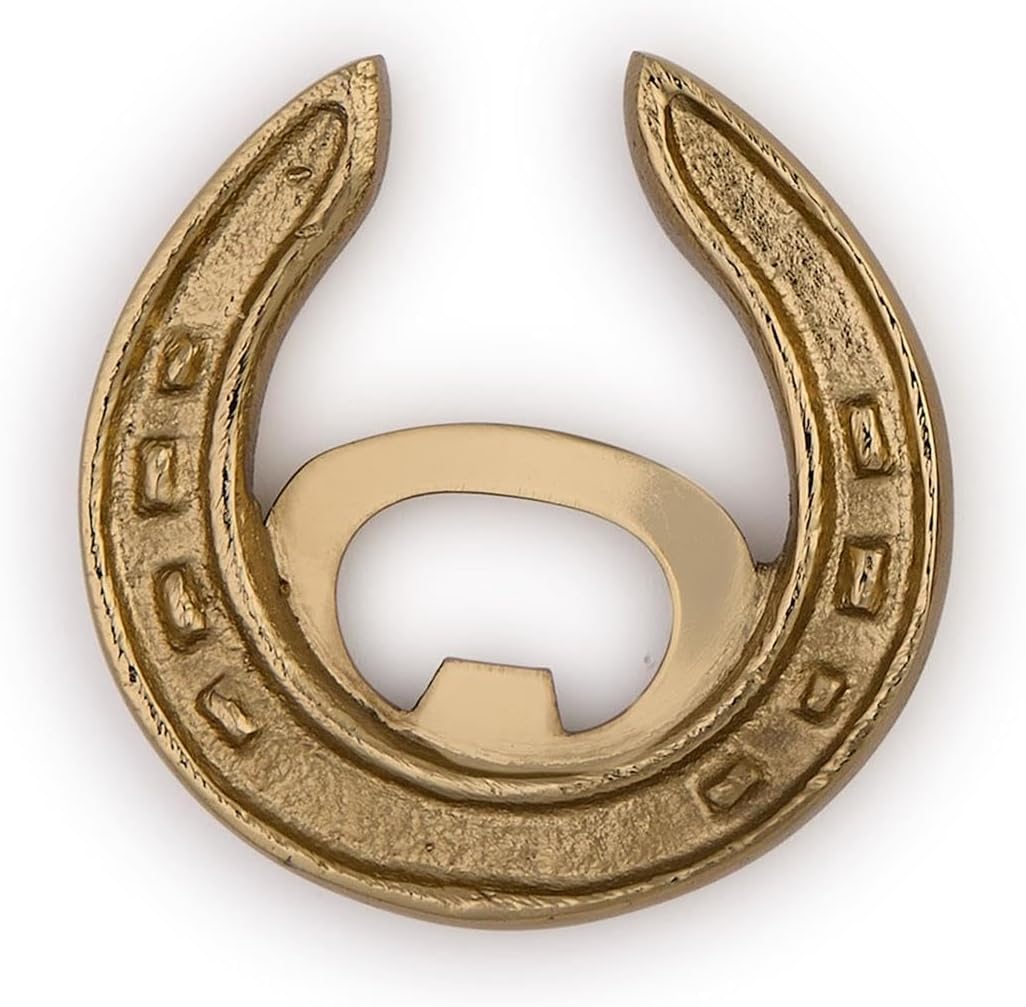 Gold Horseshoe Bottle Opener