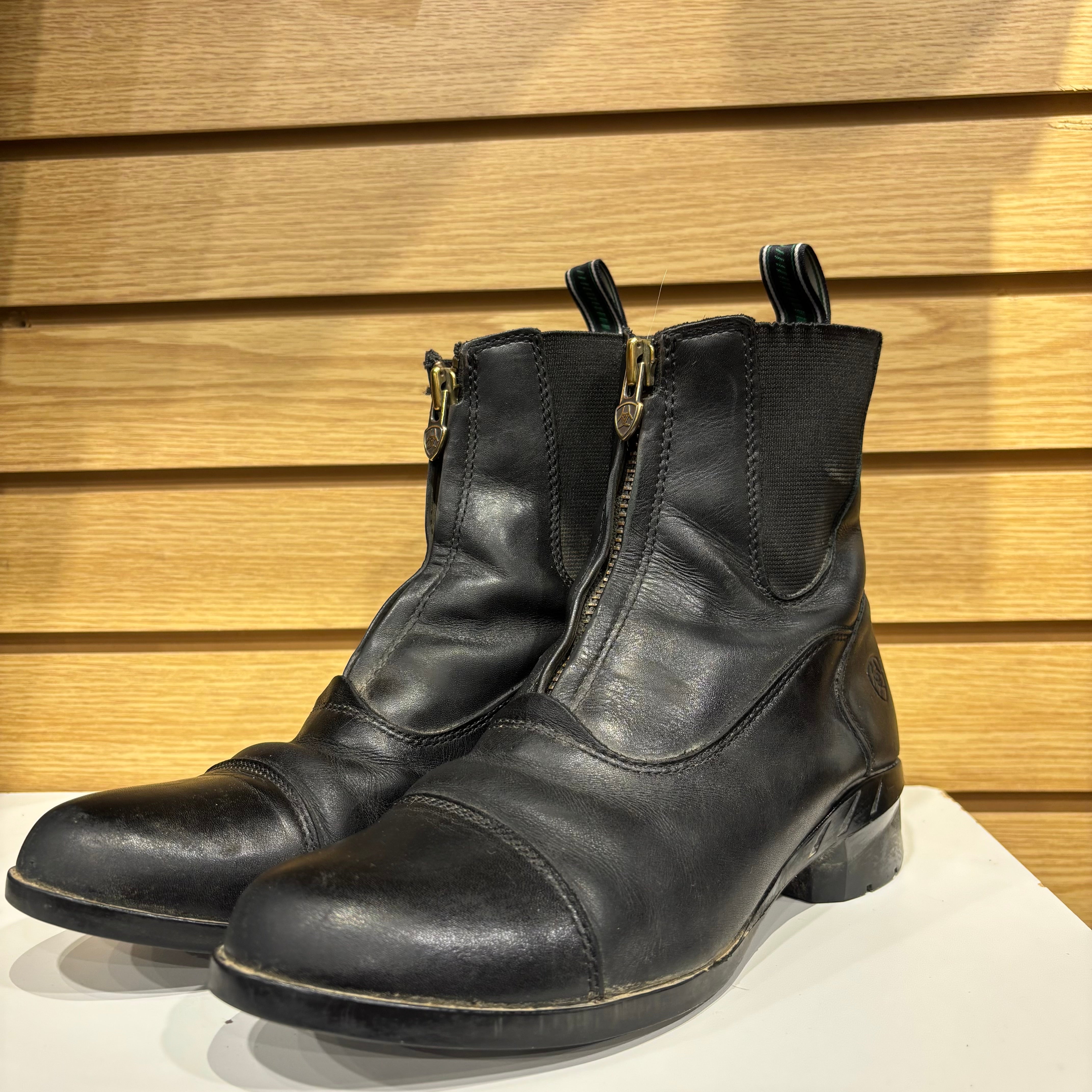 Used Ariat 7B Black Paddock Boots