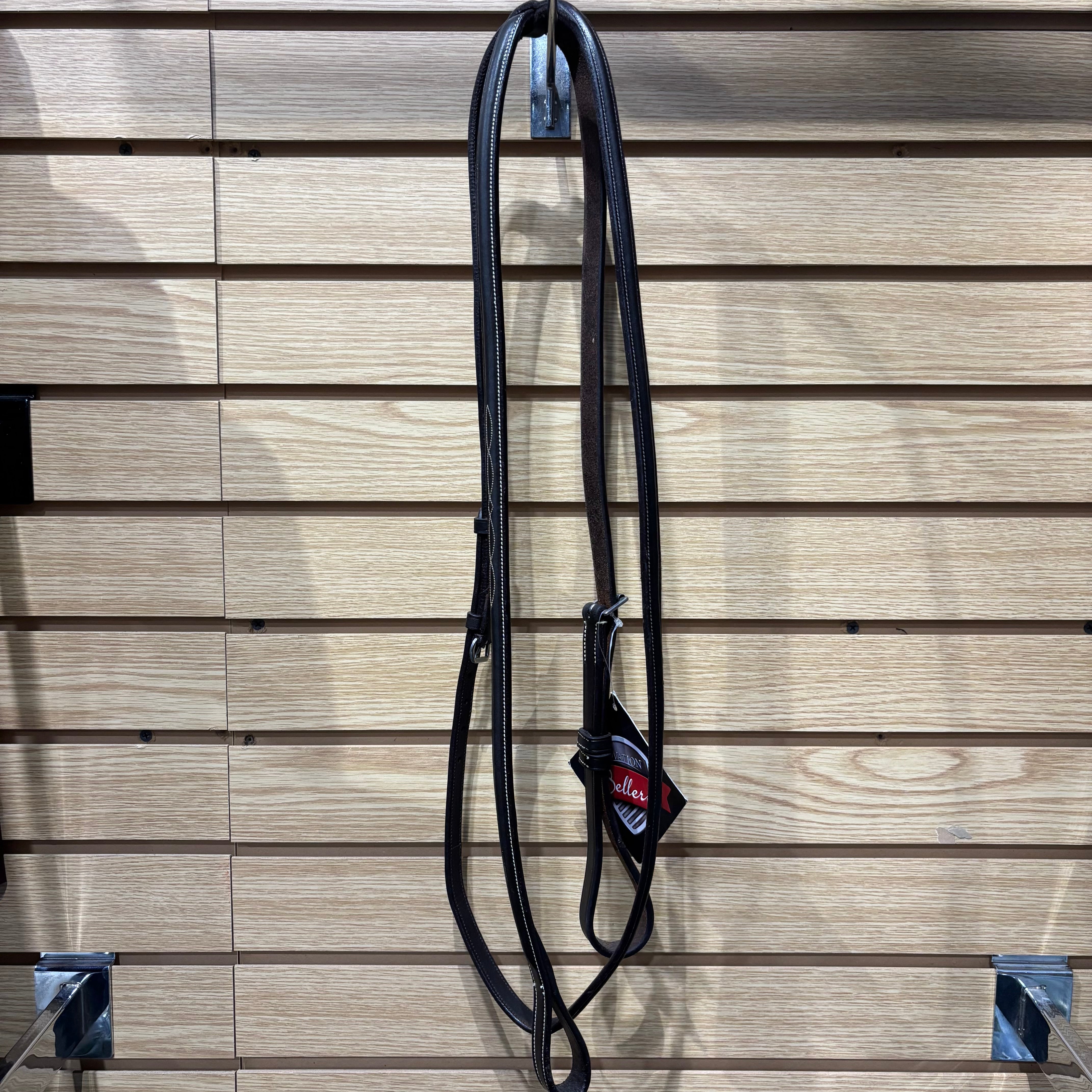 Used Ovation Cob Brown Fancy Stitched Standing Martingale
