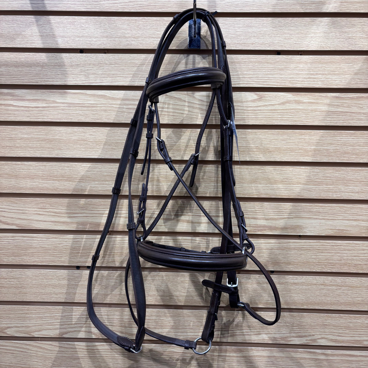 Used Full Brown Equinvavia Cross Under Bitless Bridle