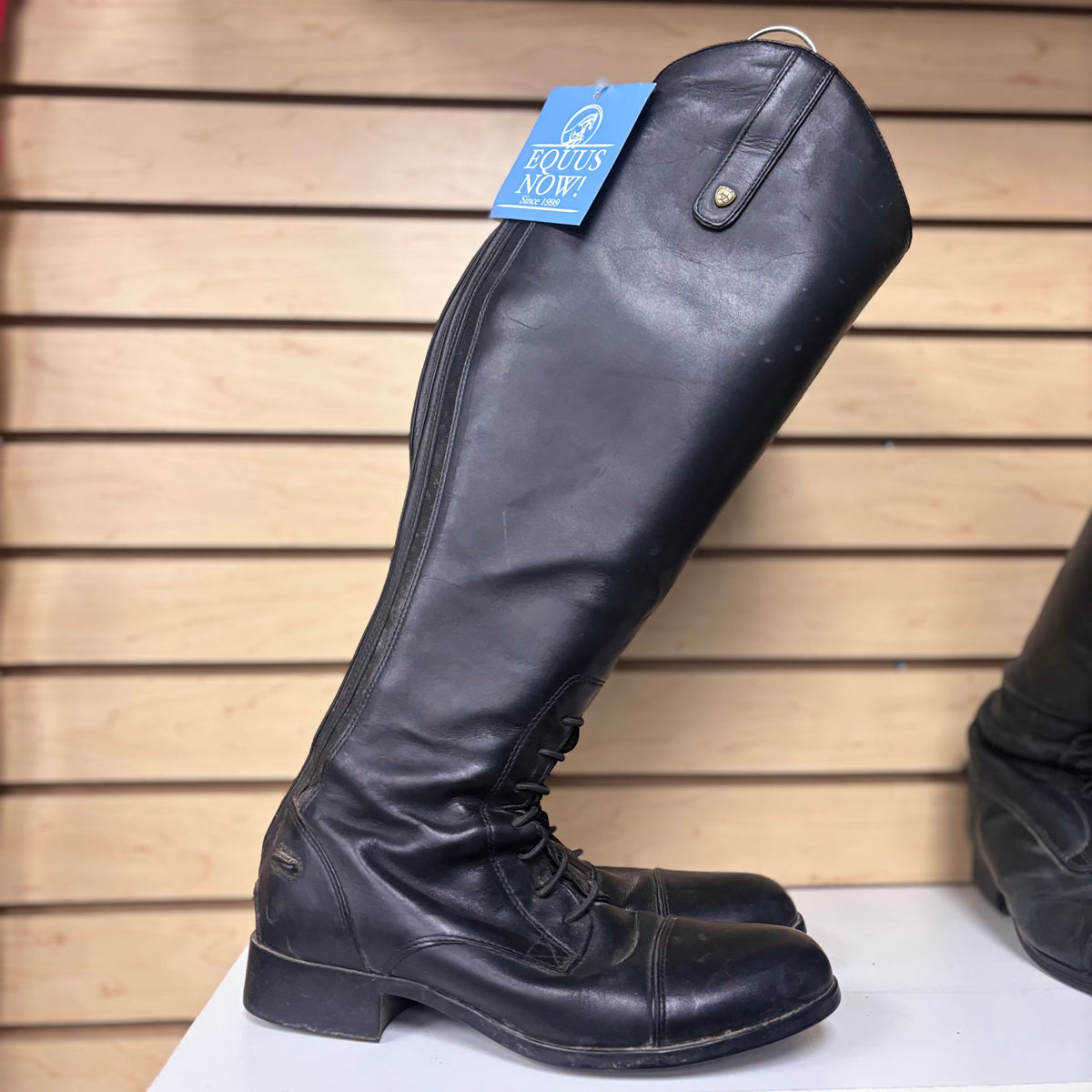 Used Ariat 8 Wide Black Tall Boots
