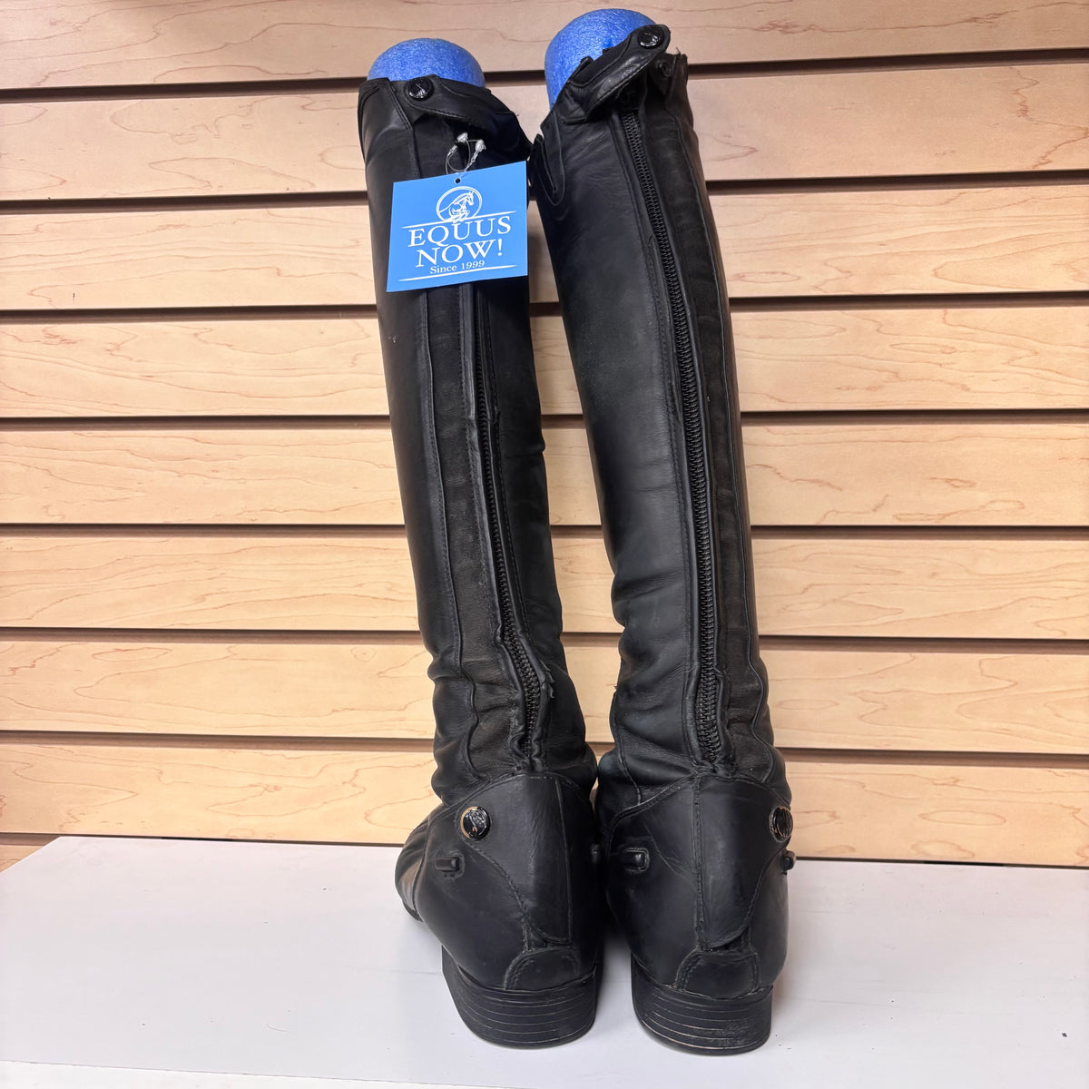 Used 41 Black Tredstep Medici II Field Boots Slim/Tall