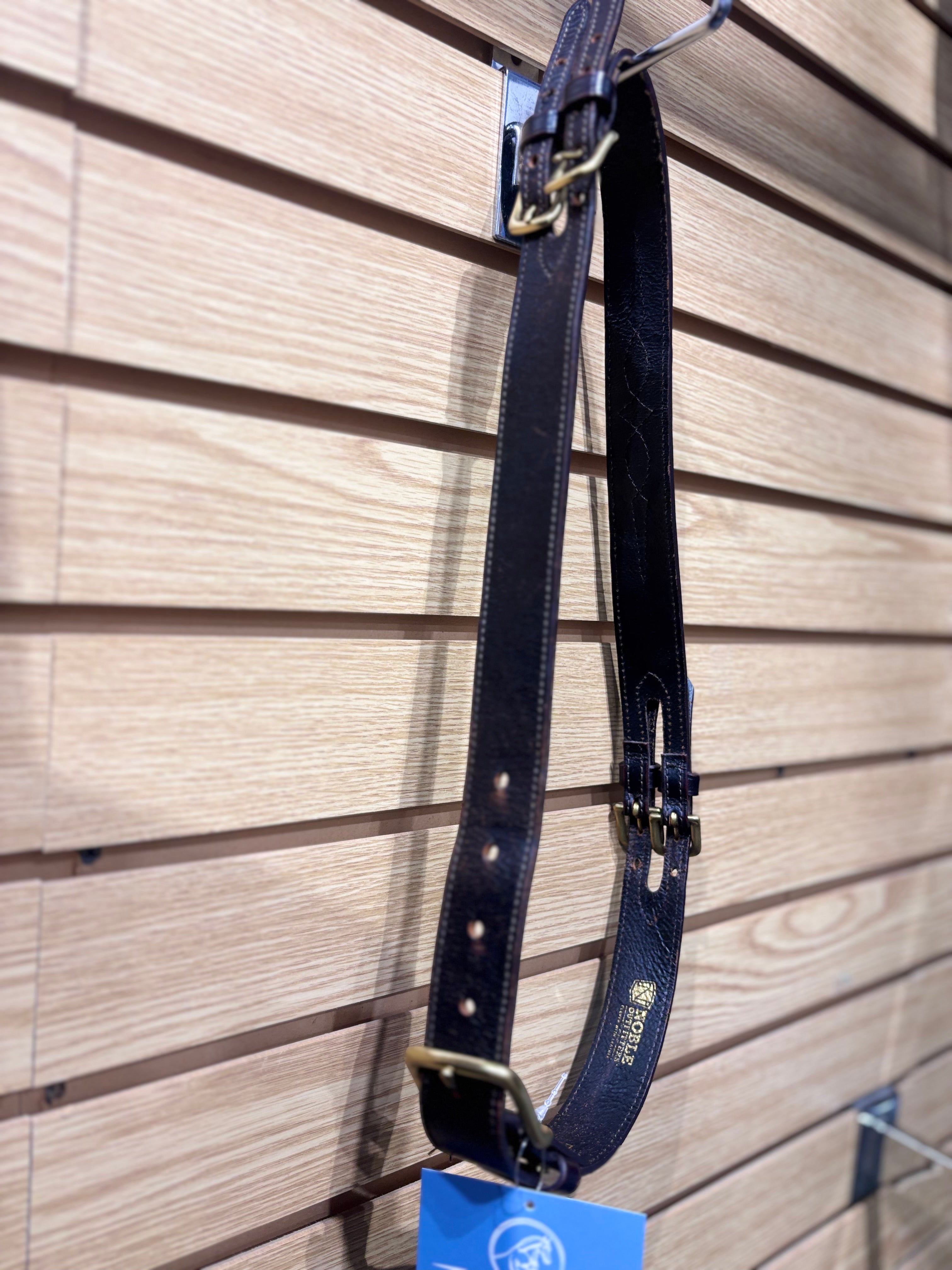 Used Large Brown Noble Outfitters Double Buckle Belt