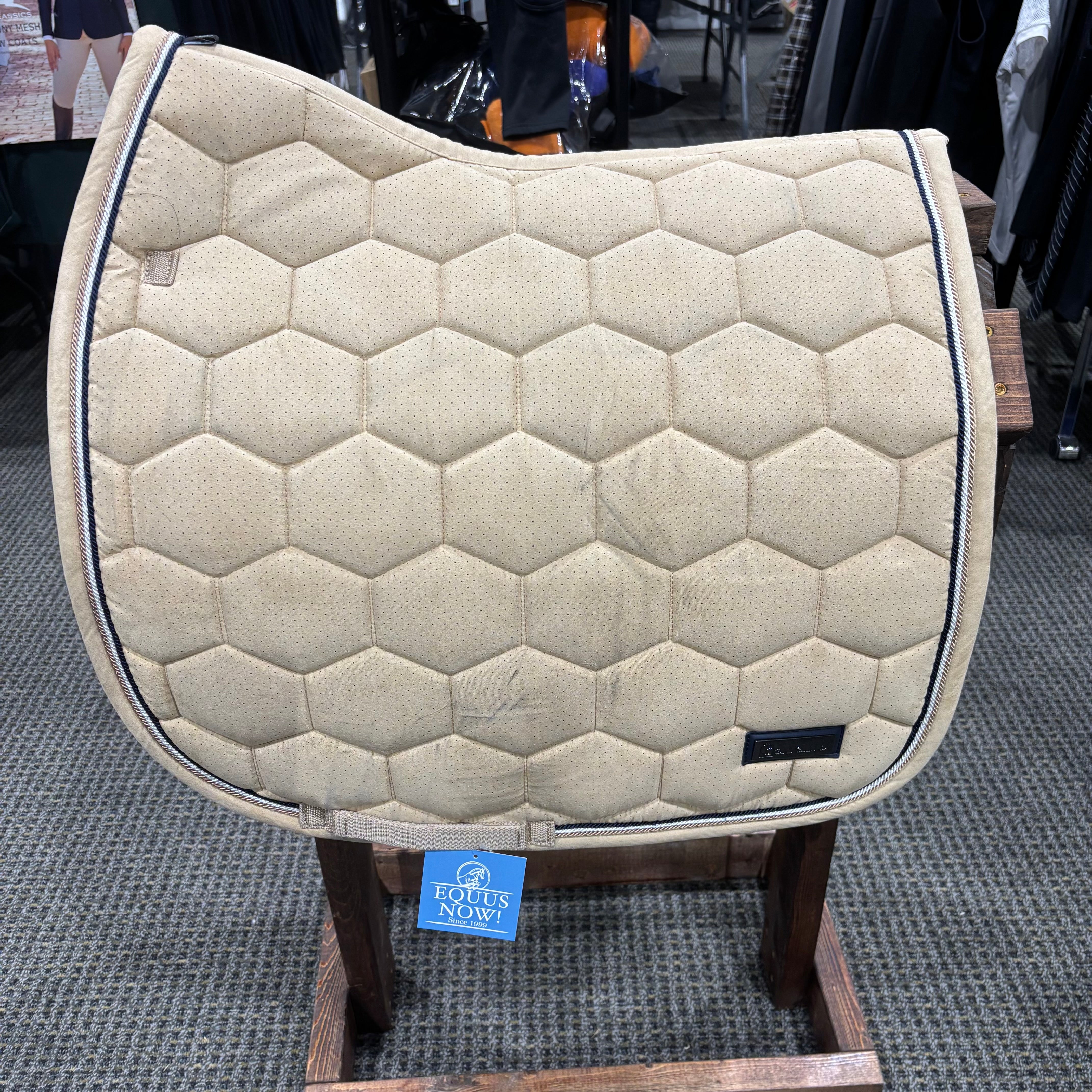 Used Cavallo Suede Tan Dressage Saddle Pad
