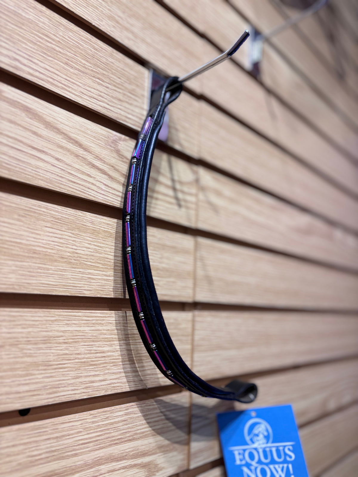 Used Full Black/Purple Gemstone Browband