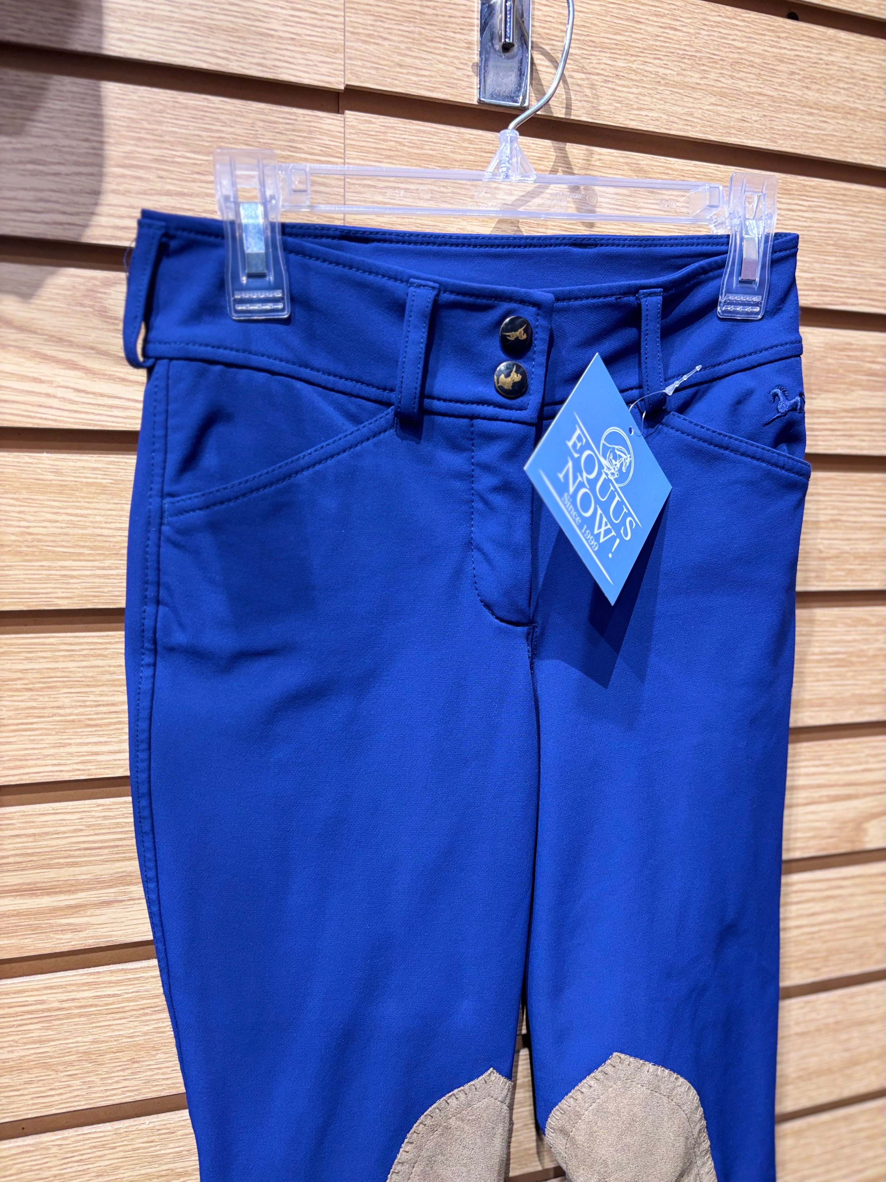 Used Kids 10R Navy RJ Classics Knee Patch Breeches