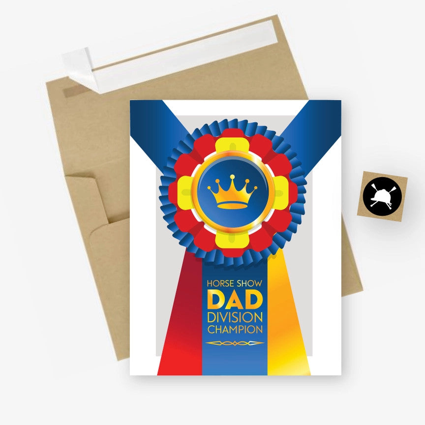 Hunt Seat Paper Co Show Dad Greeting Card - sku to order - 117428