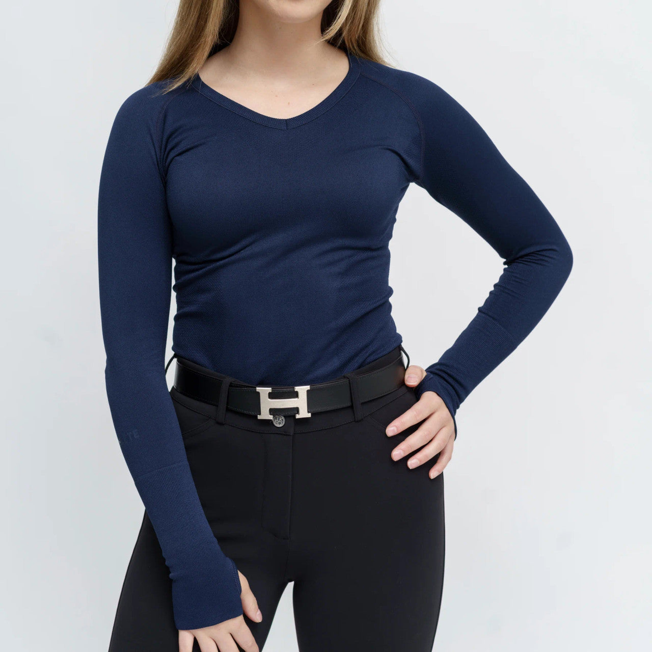 TKEQ The 'KENNEDY' Seamless 2.0 V-Neck Long Sleeve - main