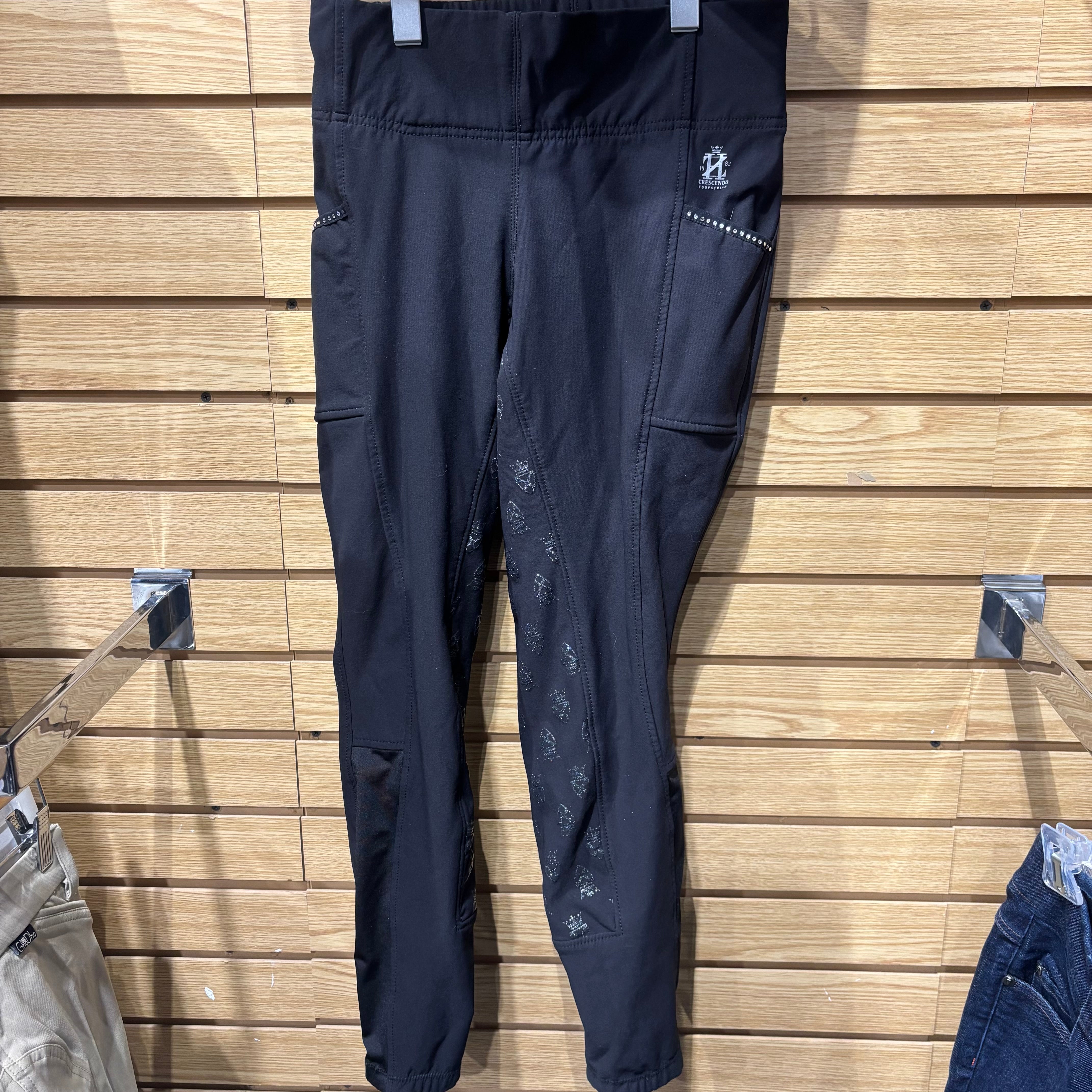 Used 26 Black Horze Full Seat Breeches