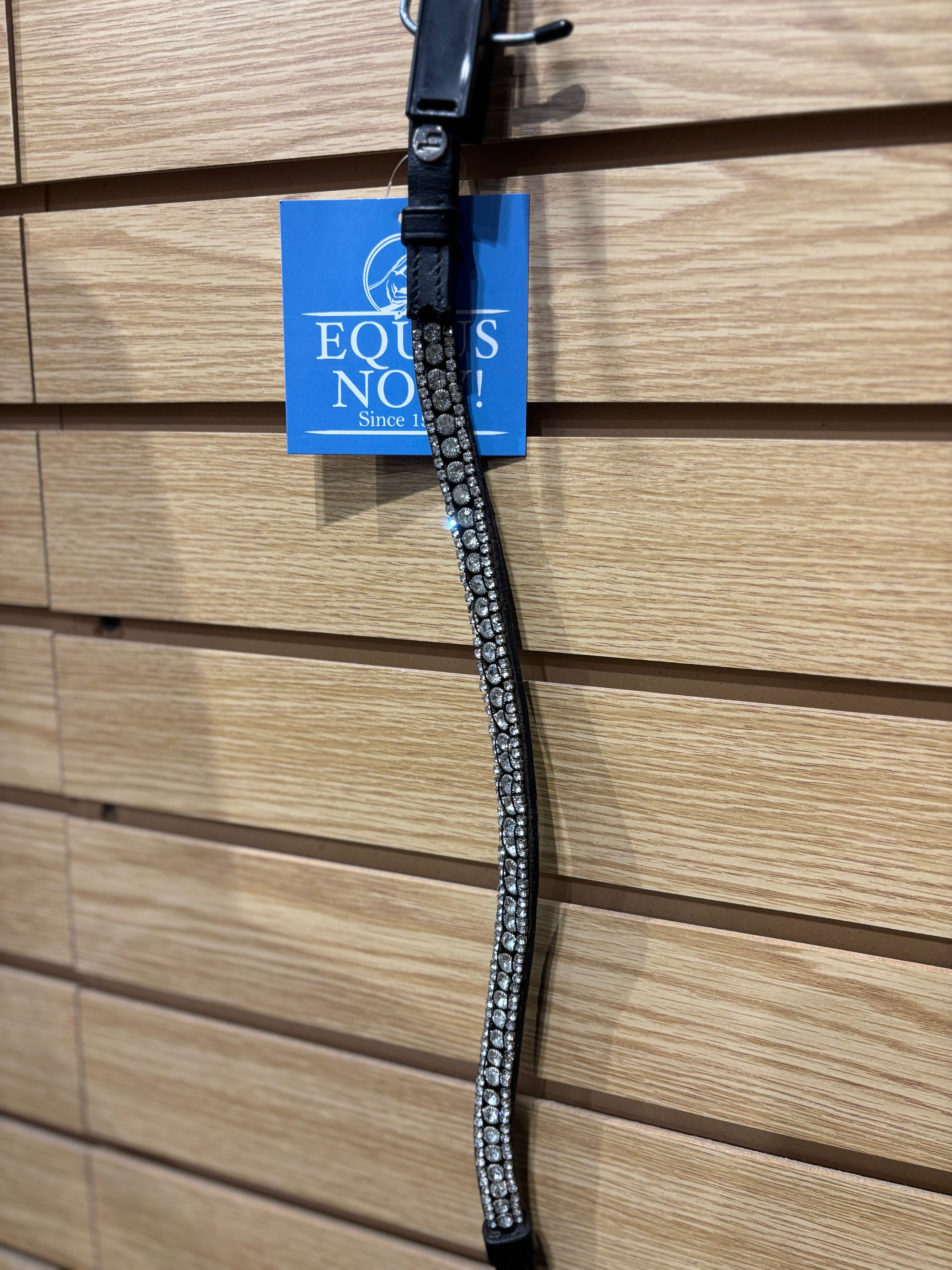 Used Horze Black Bling Browband
