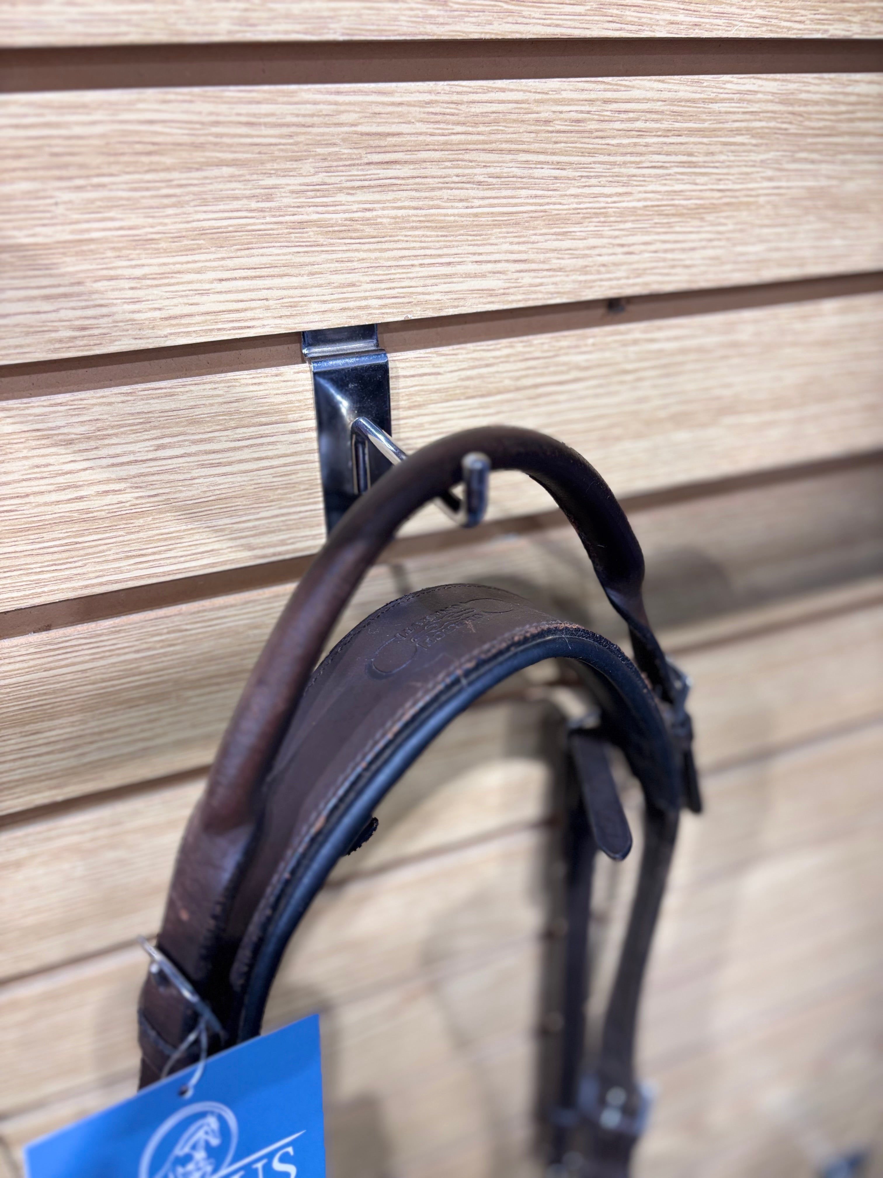 Used Large Brown Correct Connect Double Neck Strap