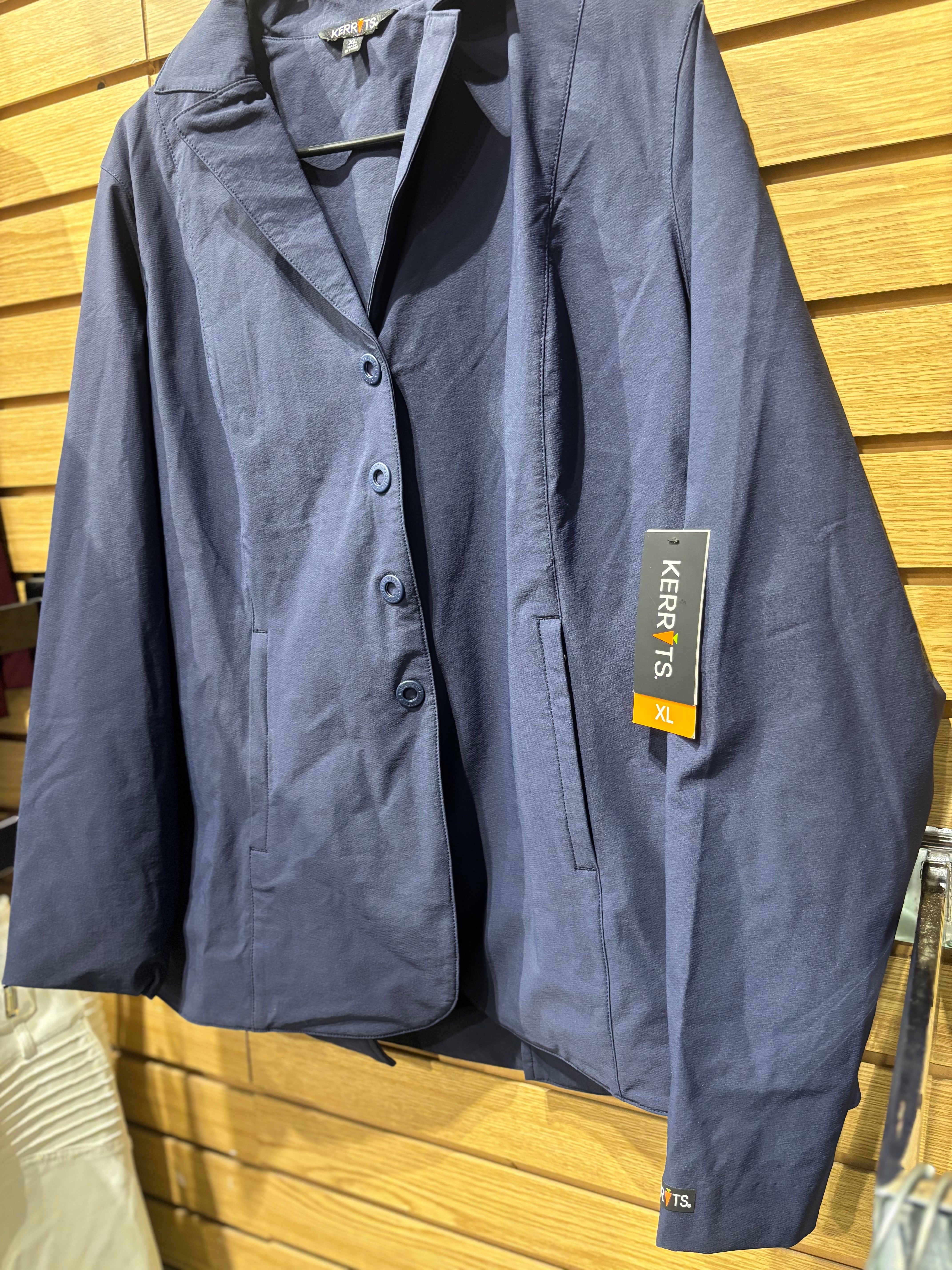 Used XL Navy Kerrits Stretch Competitor Show Coat