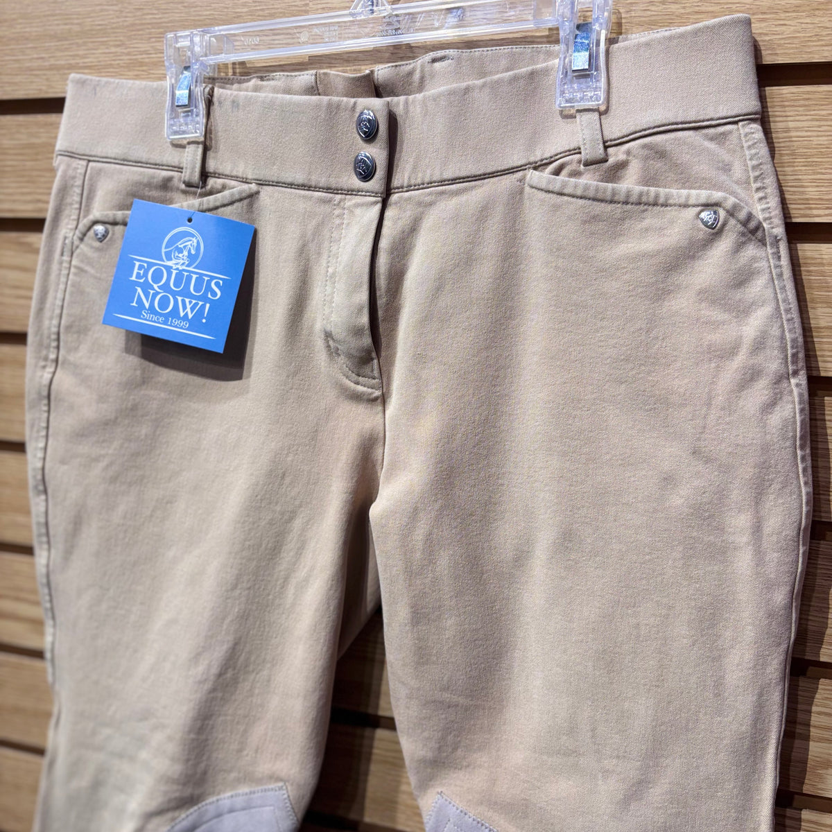 Used 32R Tan Ariat Heritage Knee Patch Breeches