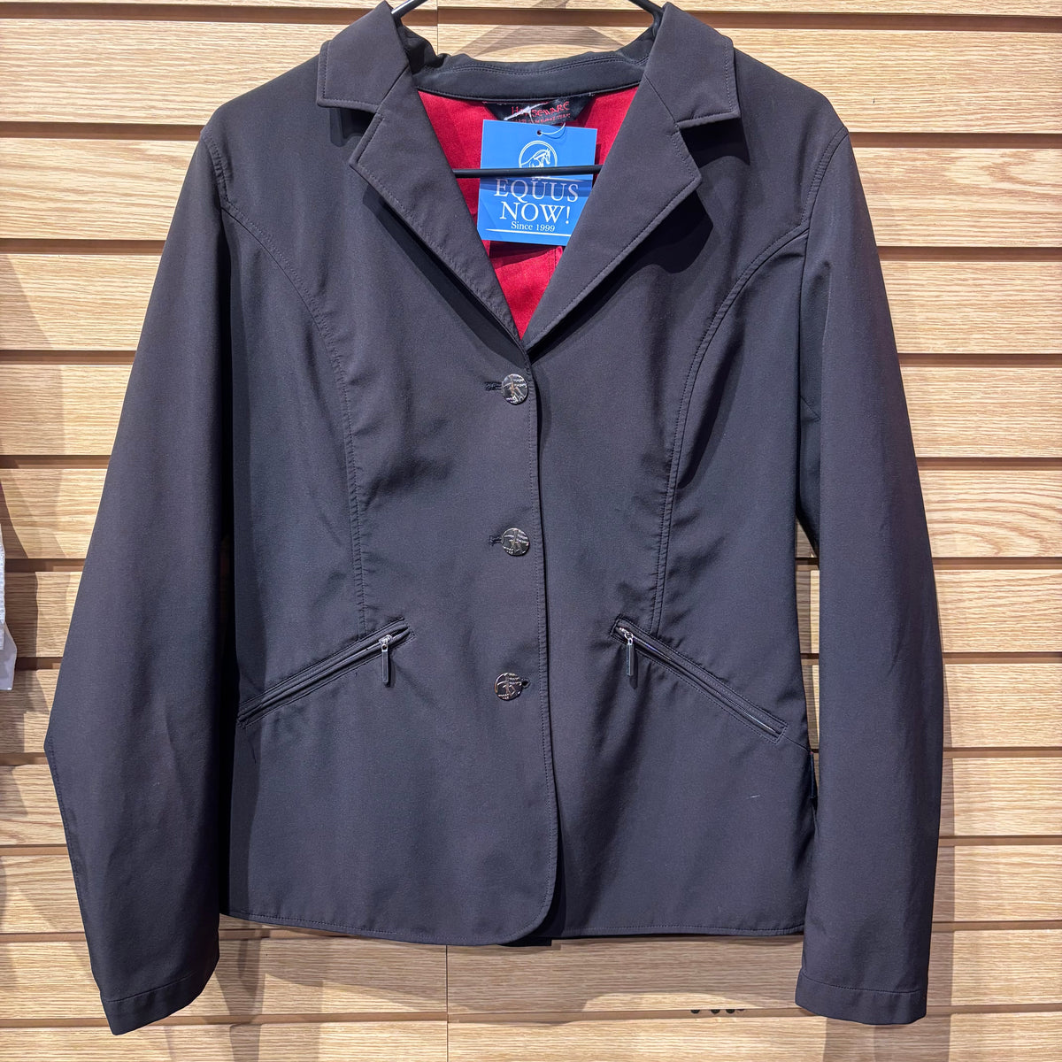 Used US10 Black Horseware Show Coat