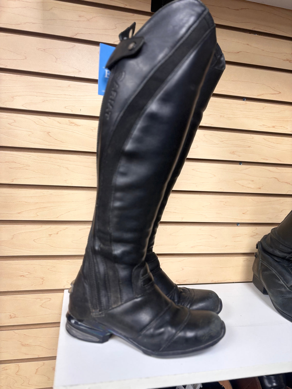 Used 7 Black Ariat Vortex Tall Boots Slim/Medium