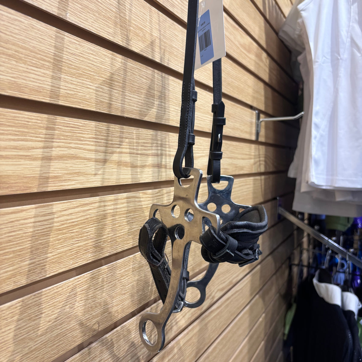 Used Full Black Hackamore Padded Noseband