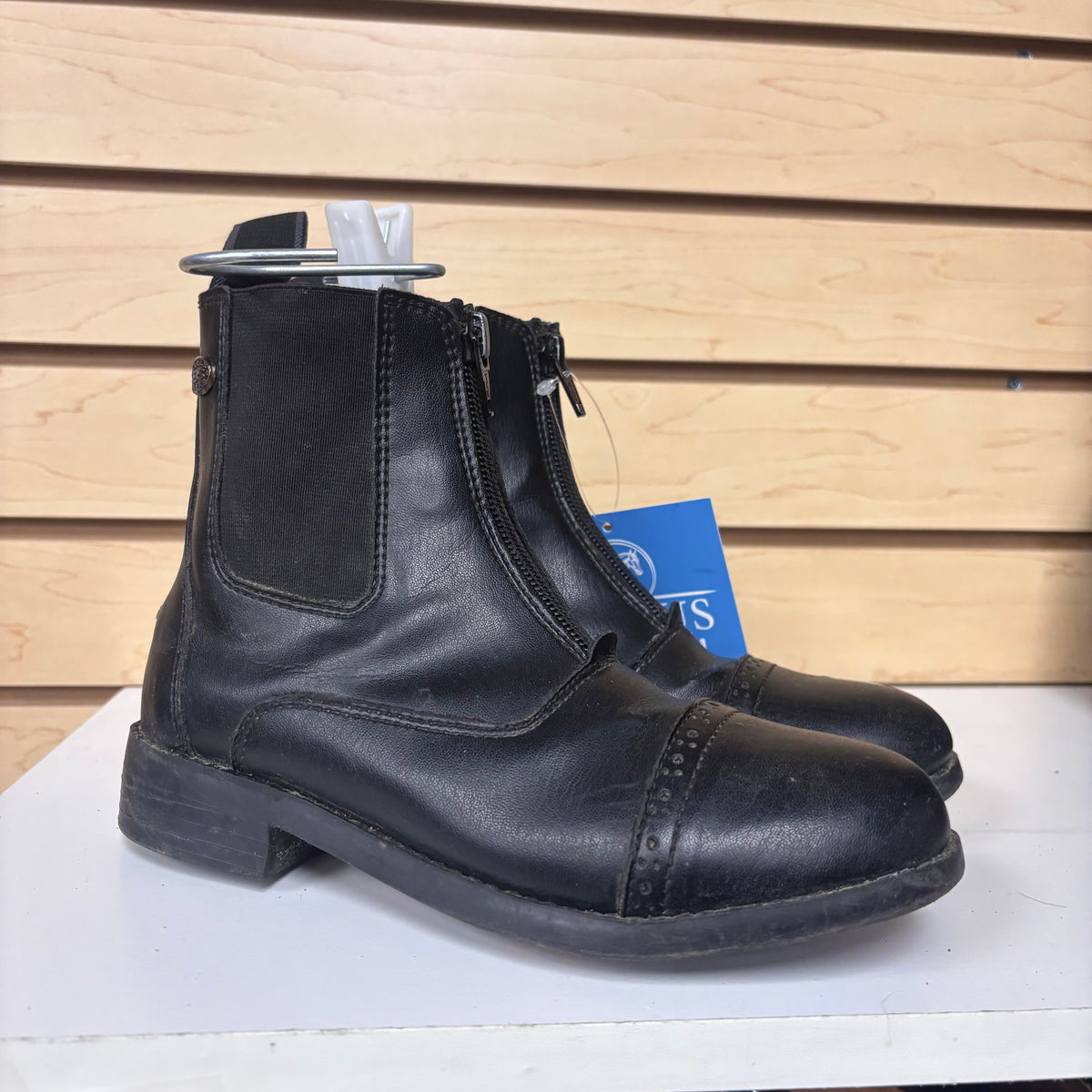 Used Childs 2C Black Equistar Paddock Boots