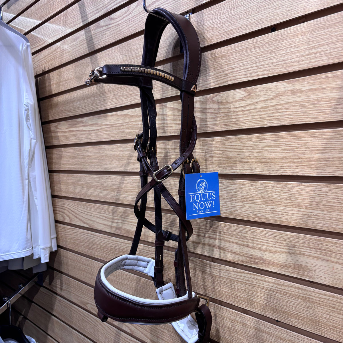 Used Brown Padded Amiko Dressage Bridle