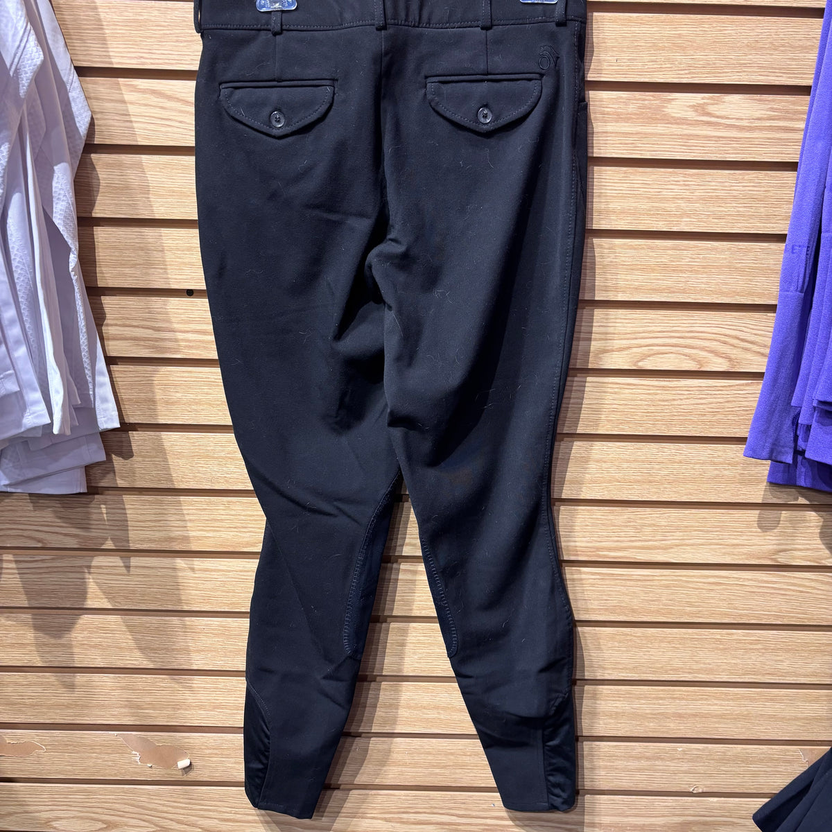 Used 30L Mens Black Ovation Knee Patch Breeches