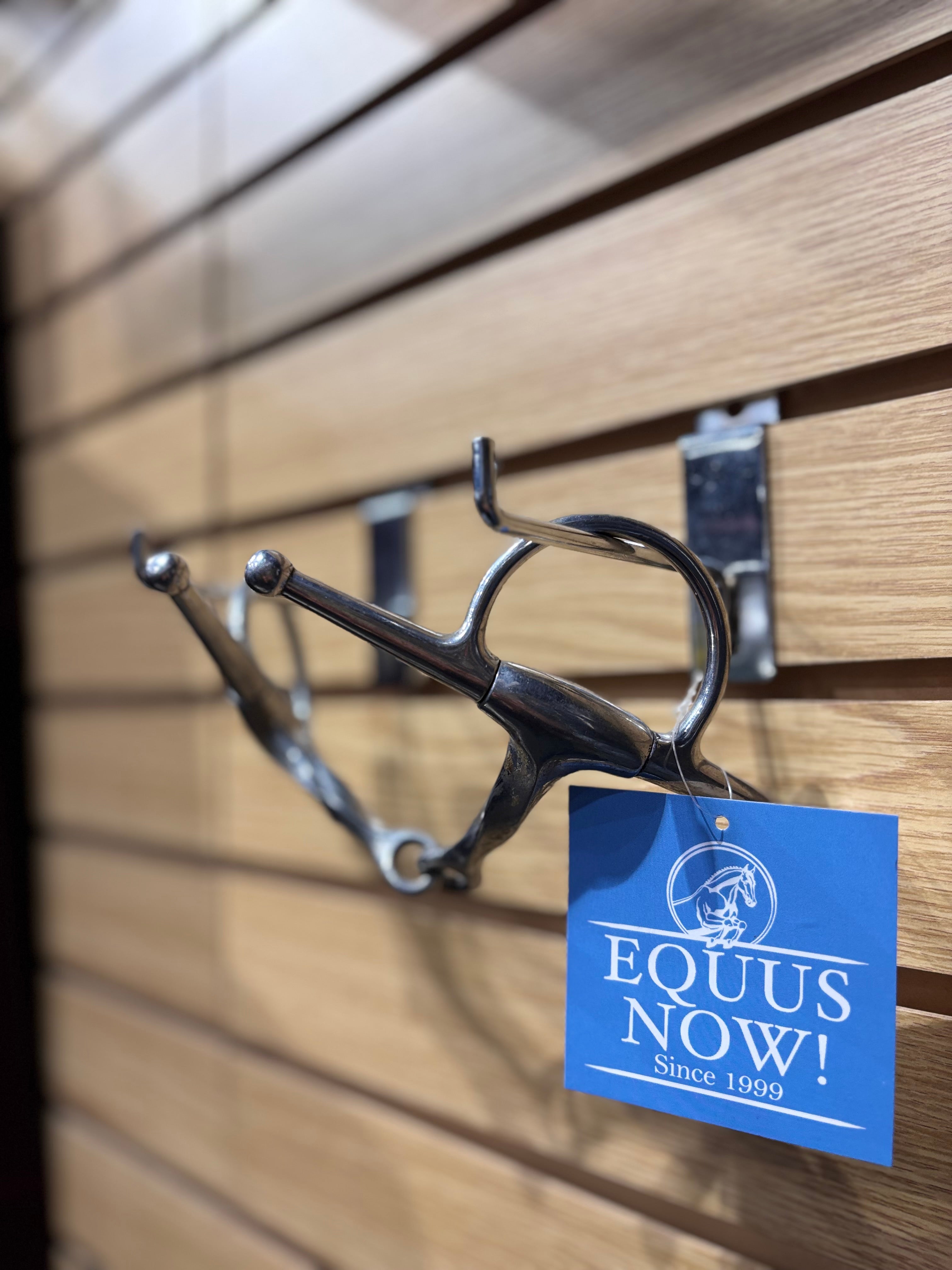 Used 5.25" Slow Twist Full Cheek Snaffle Bit