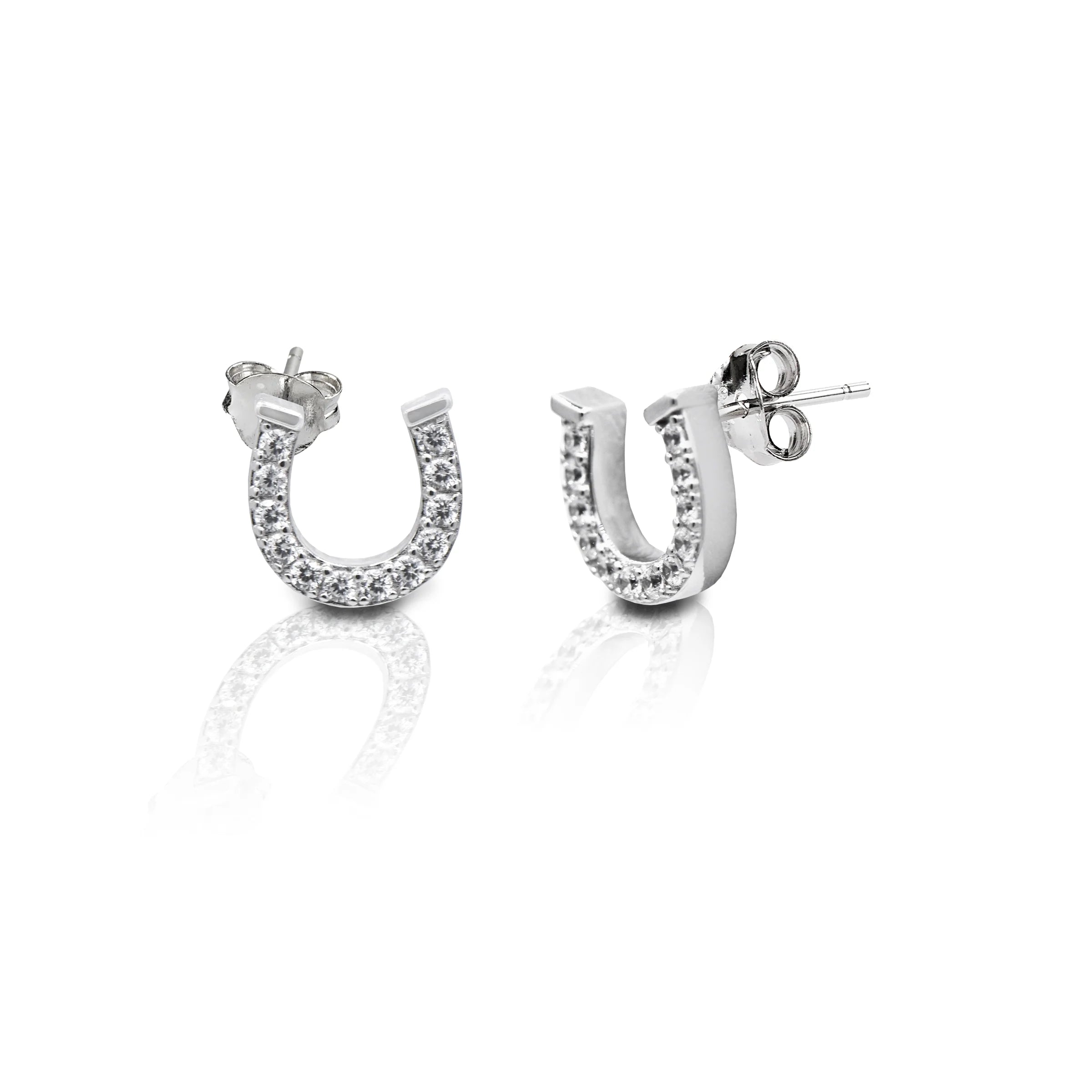 Kelly Herd Pavé Horseshoe Earrings