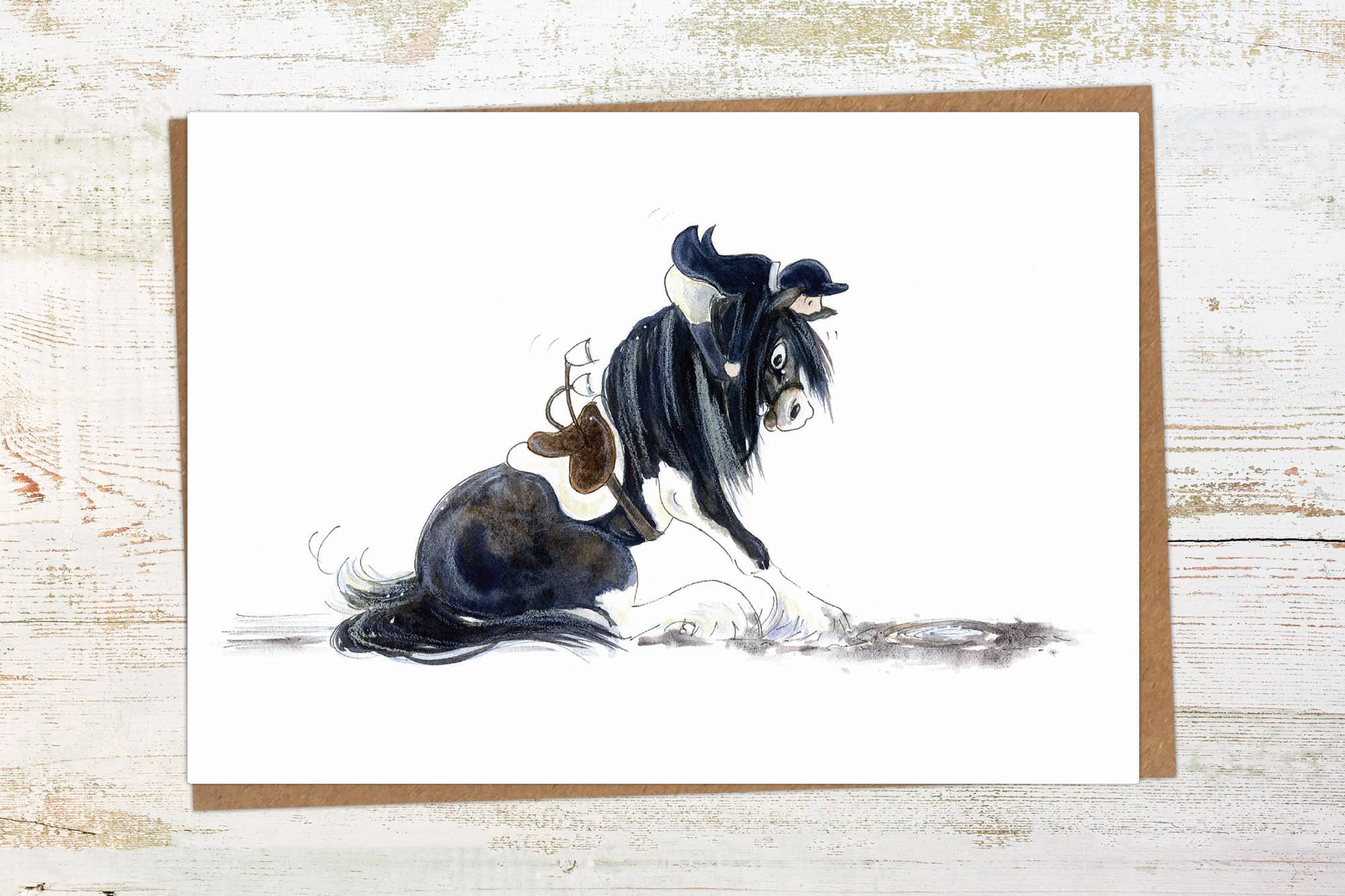 There Be Dragons Greeting Card