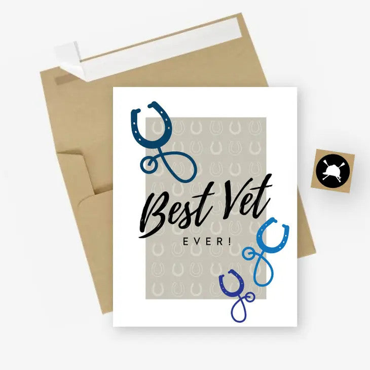 Hunt Seat Paper Co Best Vet Ever Card - sku to order - 60031630