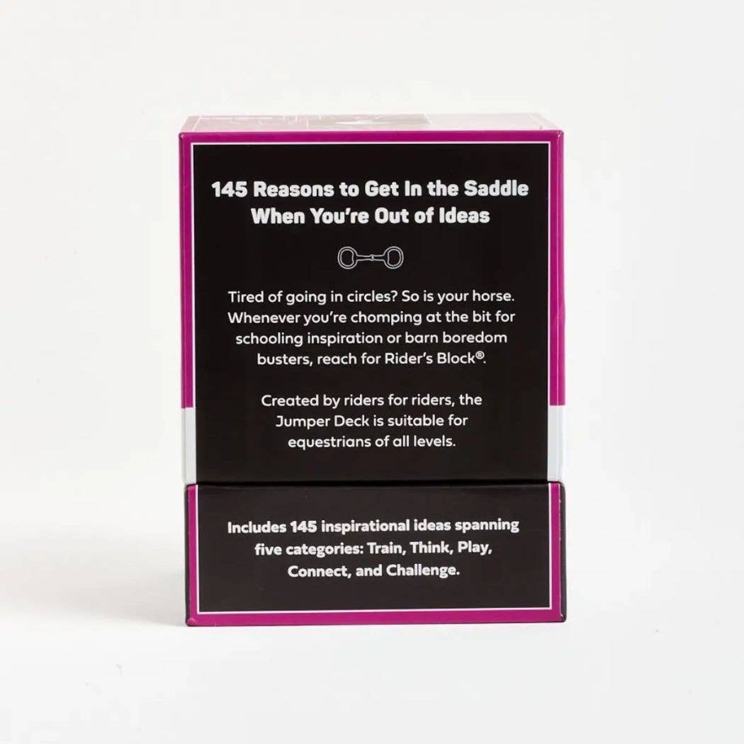 Stable Mind - Horse Riding Exercises & Activity Card Deck - Jumper