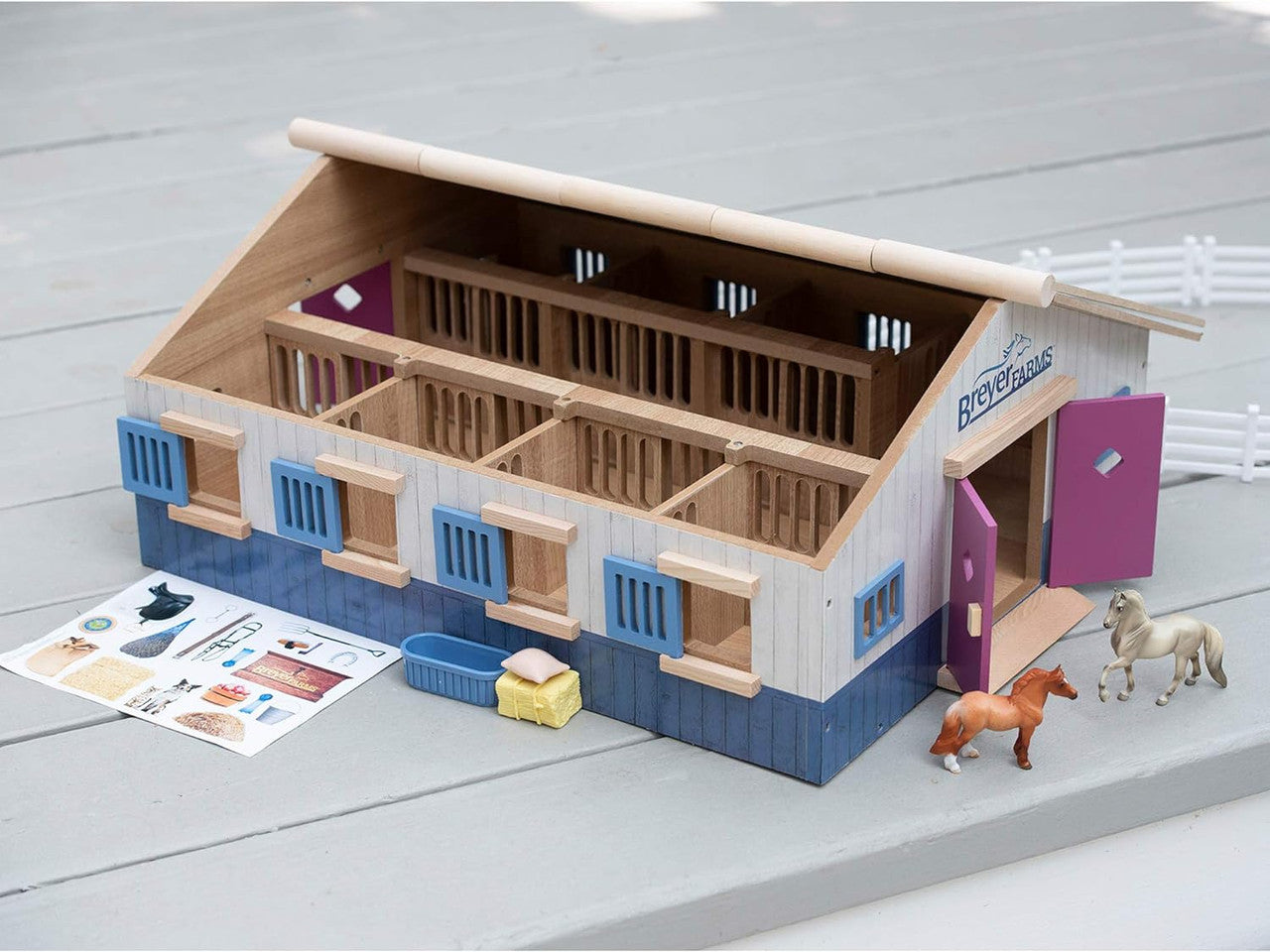 Breyer Farms Deluxe Wood Stable Playset - sku to order - 110354