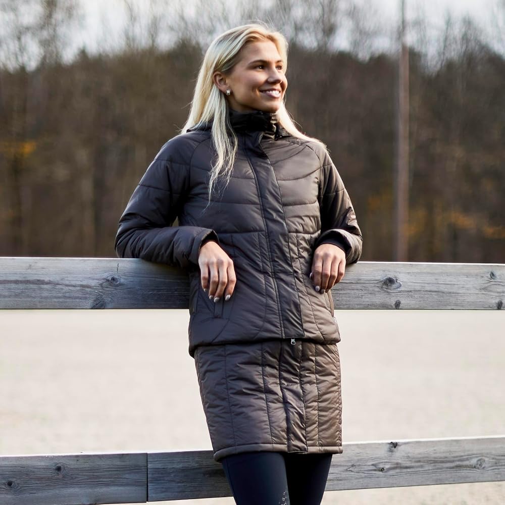 Sale Horze Aurora Womens Padded Parka with Removable Hem