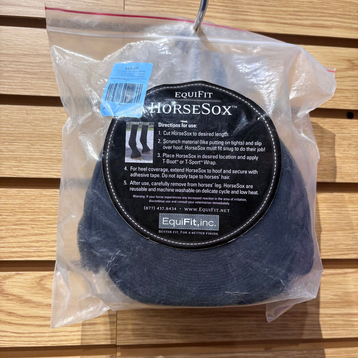 Used Black Equifit HorseSox Barn Roll
