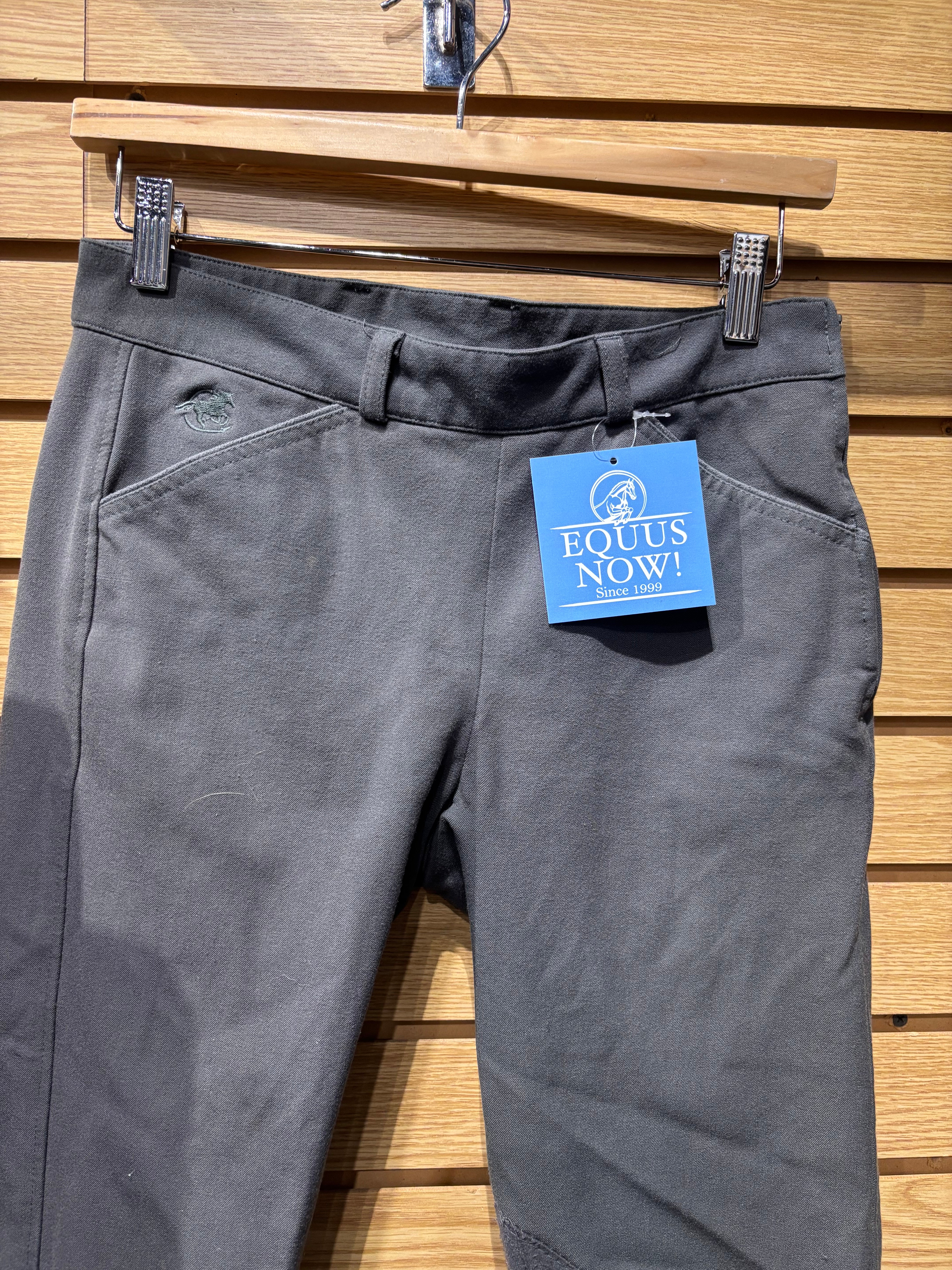 Used 28R Smartpak Grey Side Zip Breeches