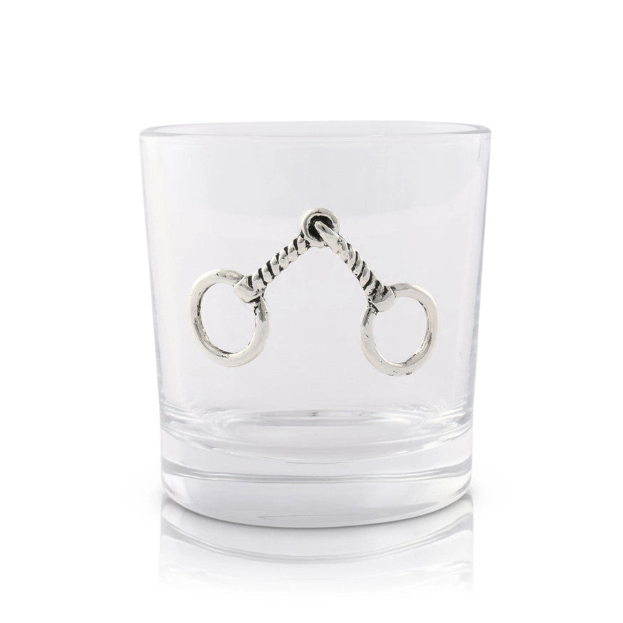 Arthur Court Equestrian Bit Bar Glasses Set of 4 - sku to order - 117274