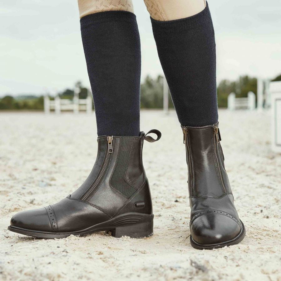 Dublin Evolution Double Zip Front Paddock Boots - SALE - supporting