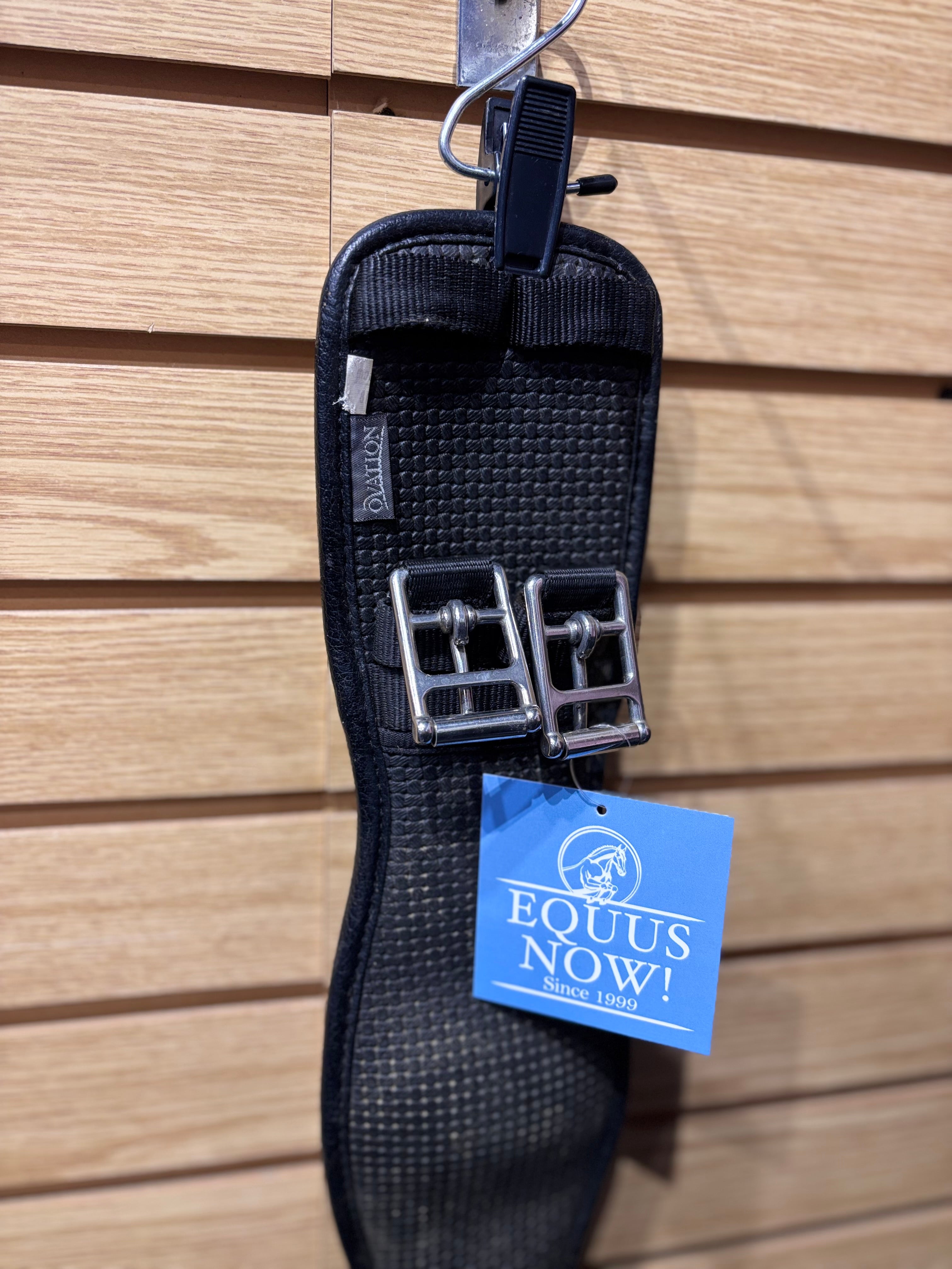 Used 18" Black Ovation Synthetic Dressage Girth