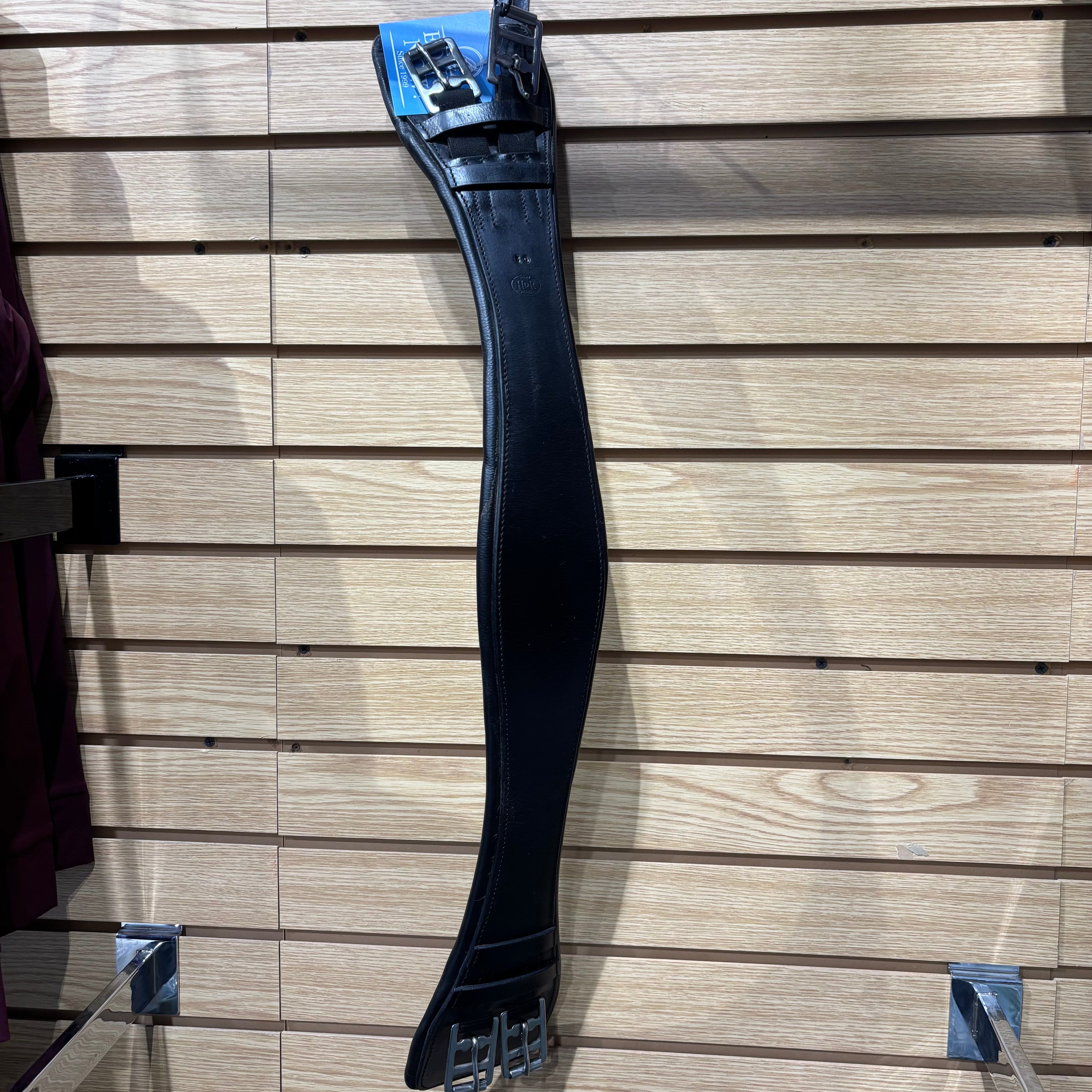 Used HDR 30" Black Leather Dressage Girth