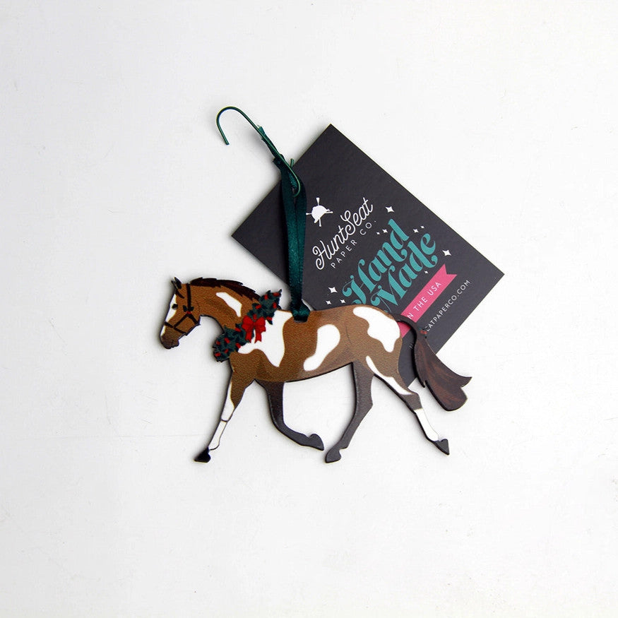 Hunt Seat Paper Co Pinto Pony Ornament - sku to order - 60031704