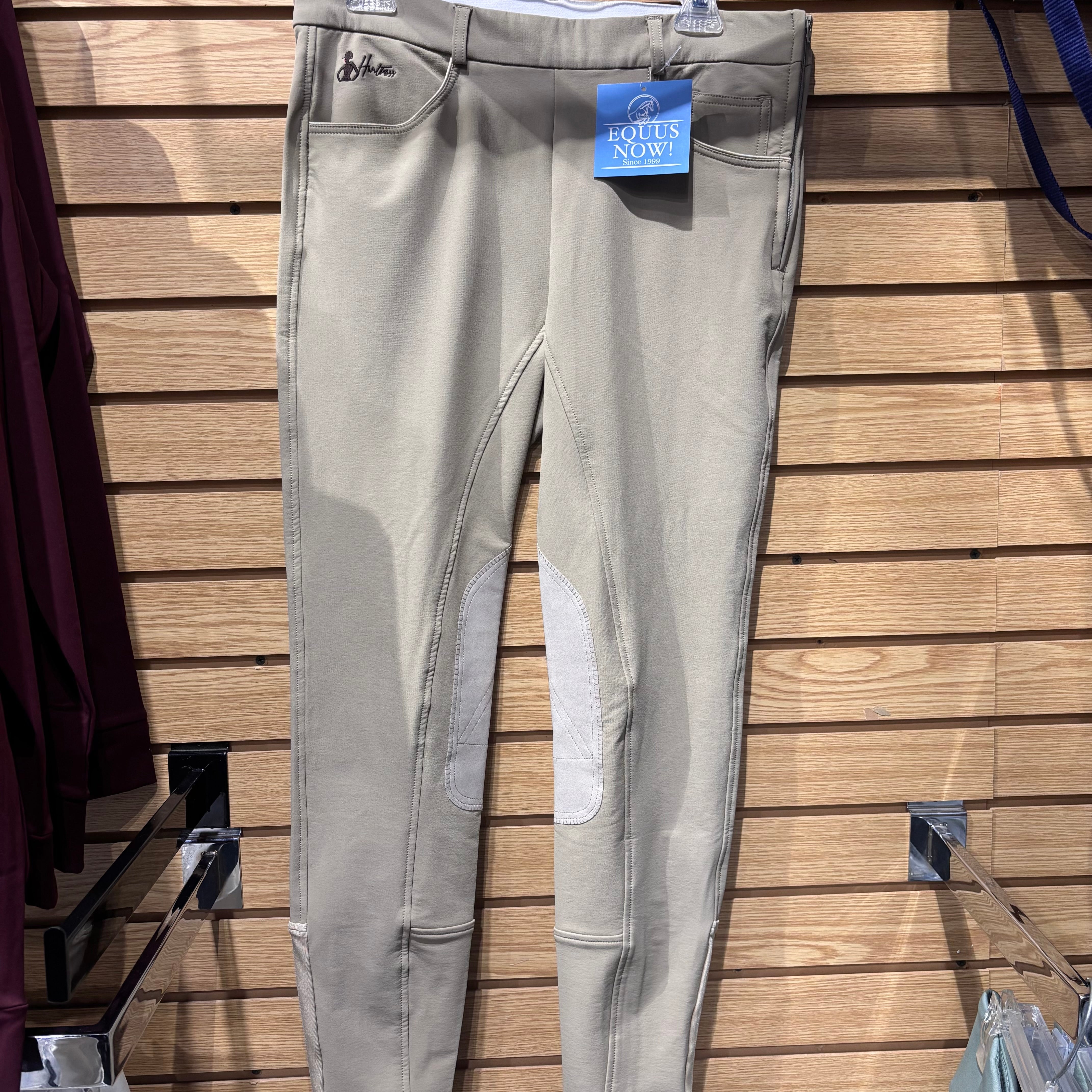 Used Huntress 32R Tan Knee Patch Breeches