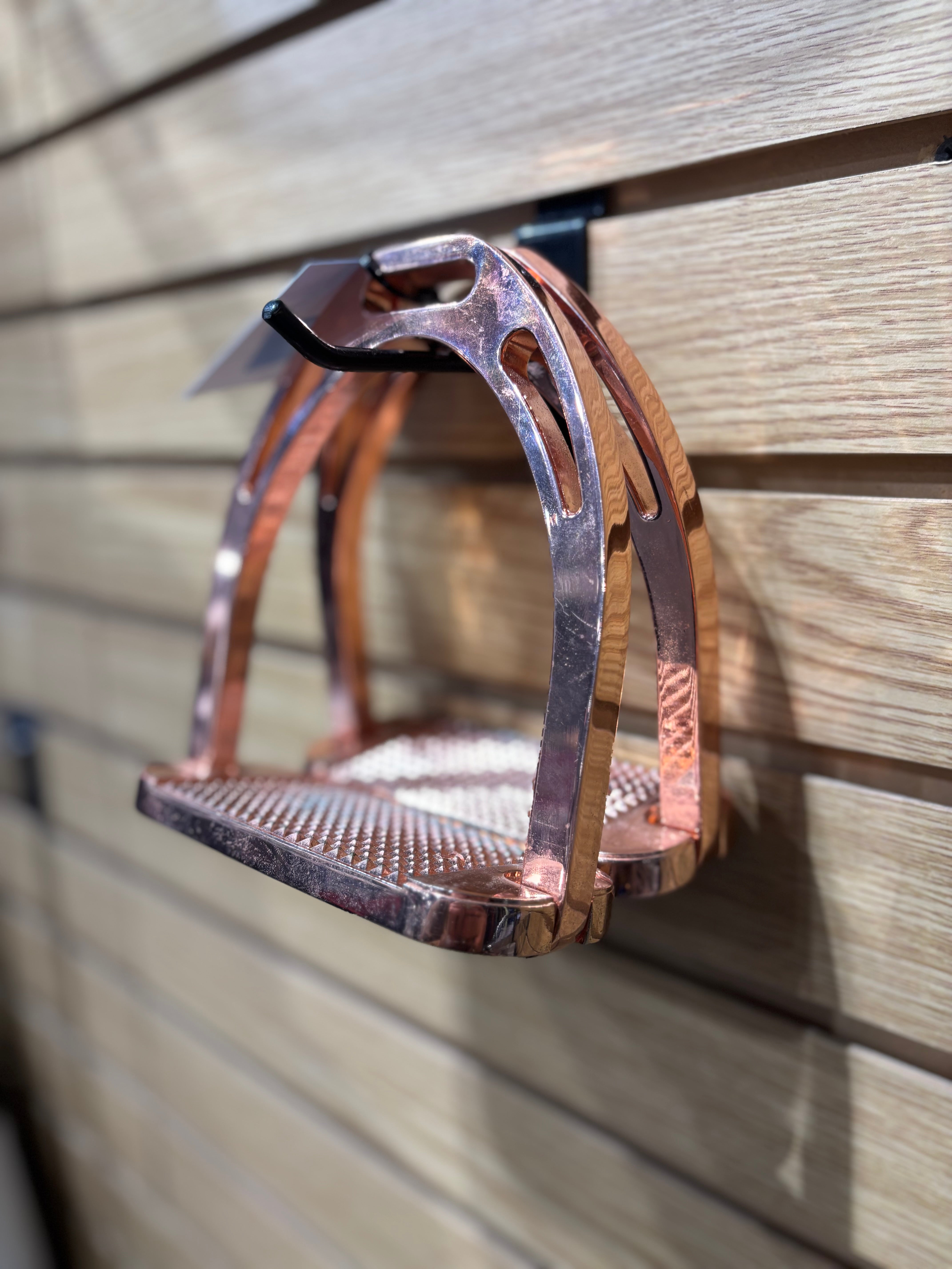 Used Rose Gold Stirrup Irons
