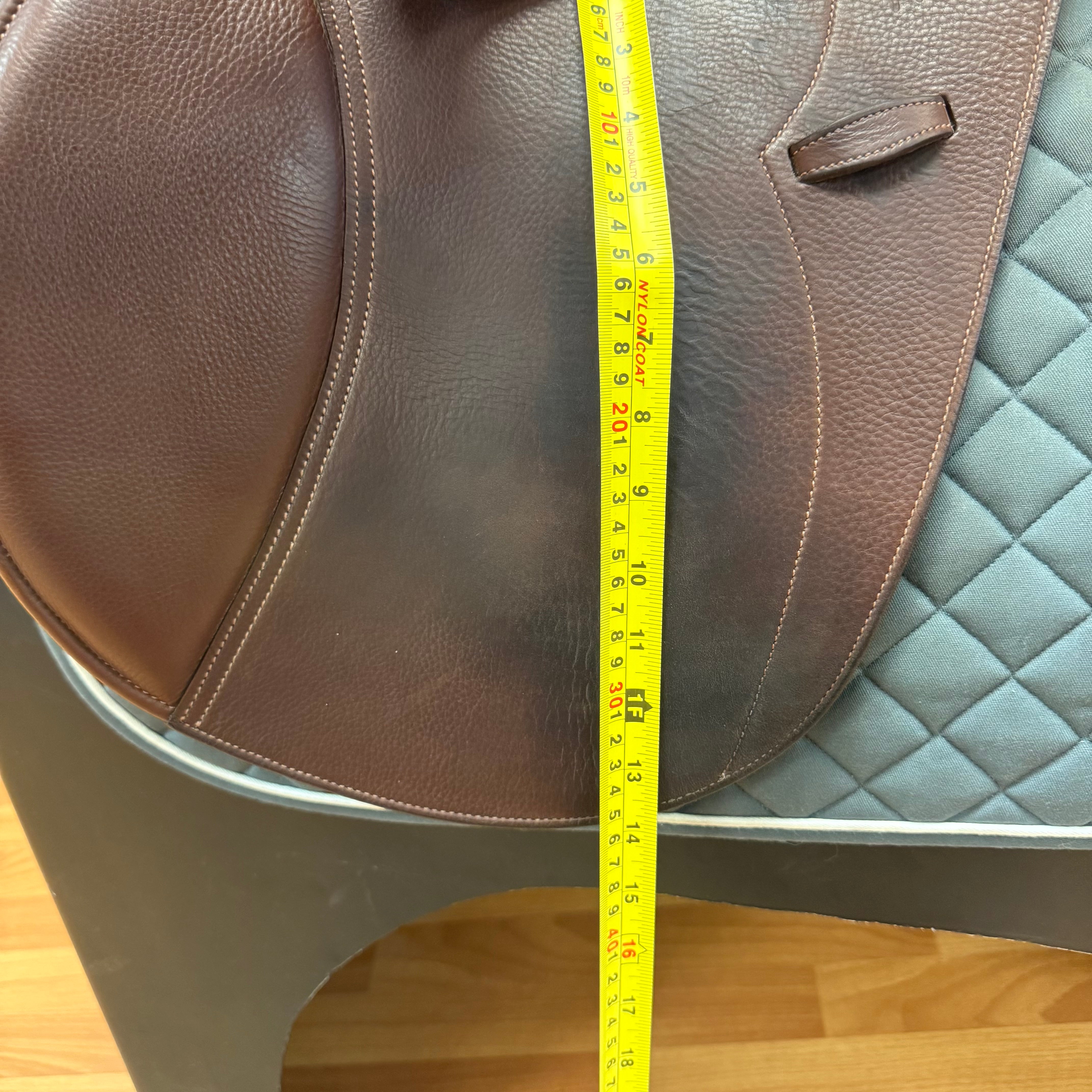 Used Pessoa Gen X Jump Saddle 17" Medium Wide/Adjustable Tree